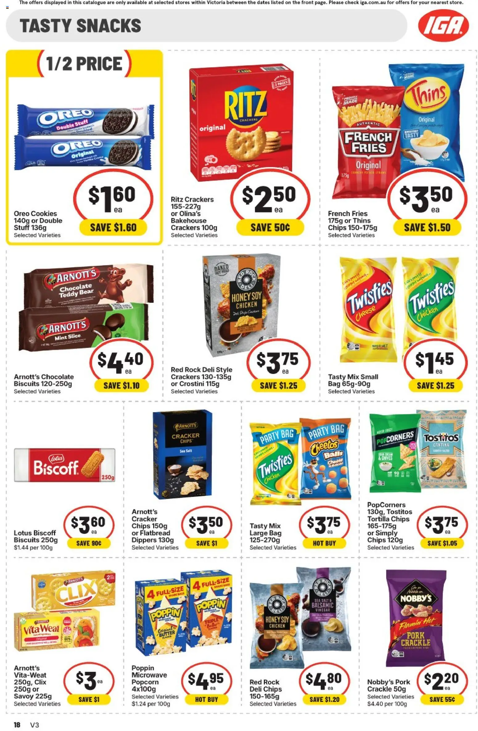 IGA catalogue - valid from 30/09/2026 | Page: 24 | Products: Butter, Tortilla chips, Bag, Lotus