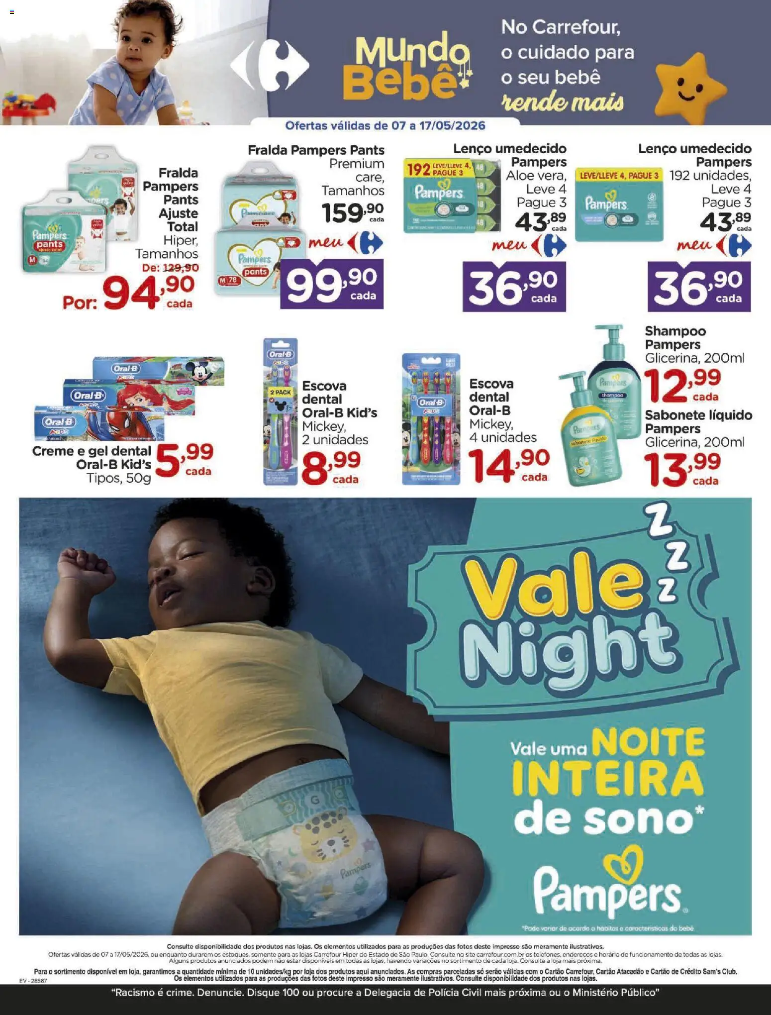 Carrefour Folheto - válido de 07.05.2026 | Página: 2 | Produtos: Pampers, Escova, Oral B escova, Sabonete líquido