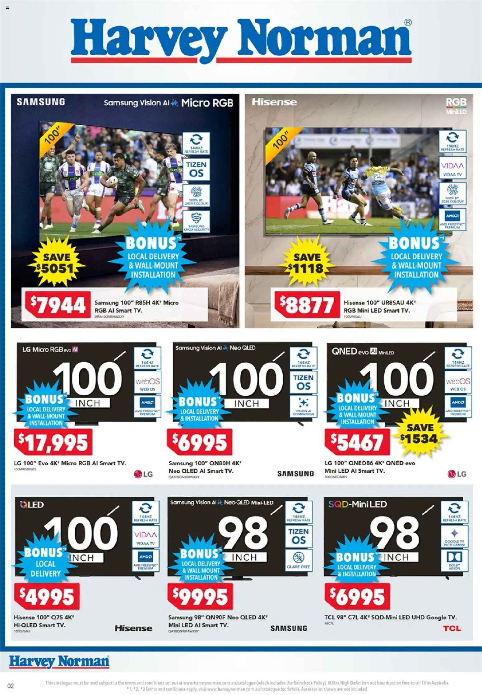 Harvey Norman catalogue - valid from 24/09/2026 | Page: 2 | Products: Accessories, Tv