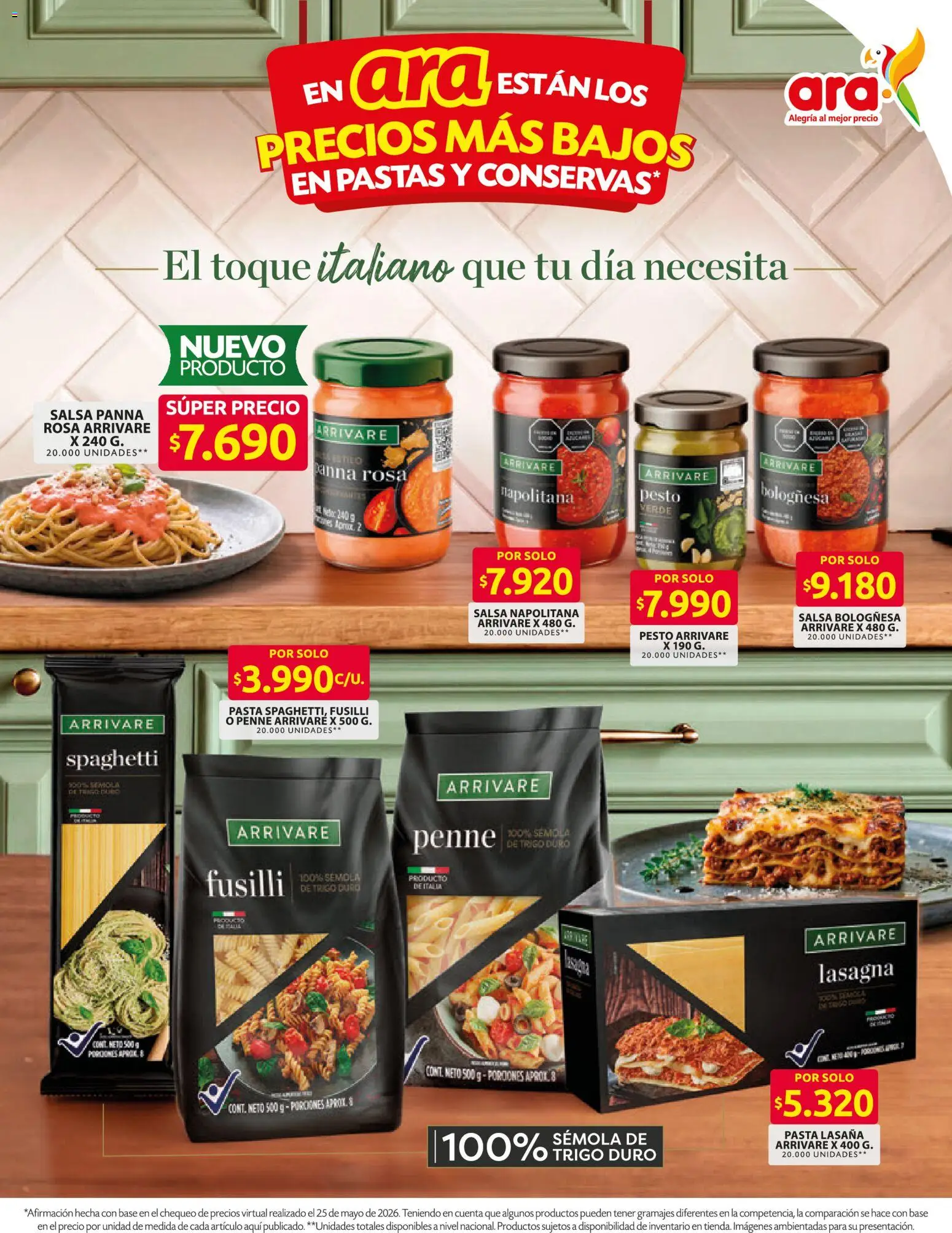 Ara revista - valida desde el 04.06.2026 | Página: 4 | Productos: Pasta, Mermelada