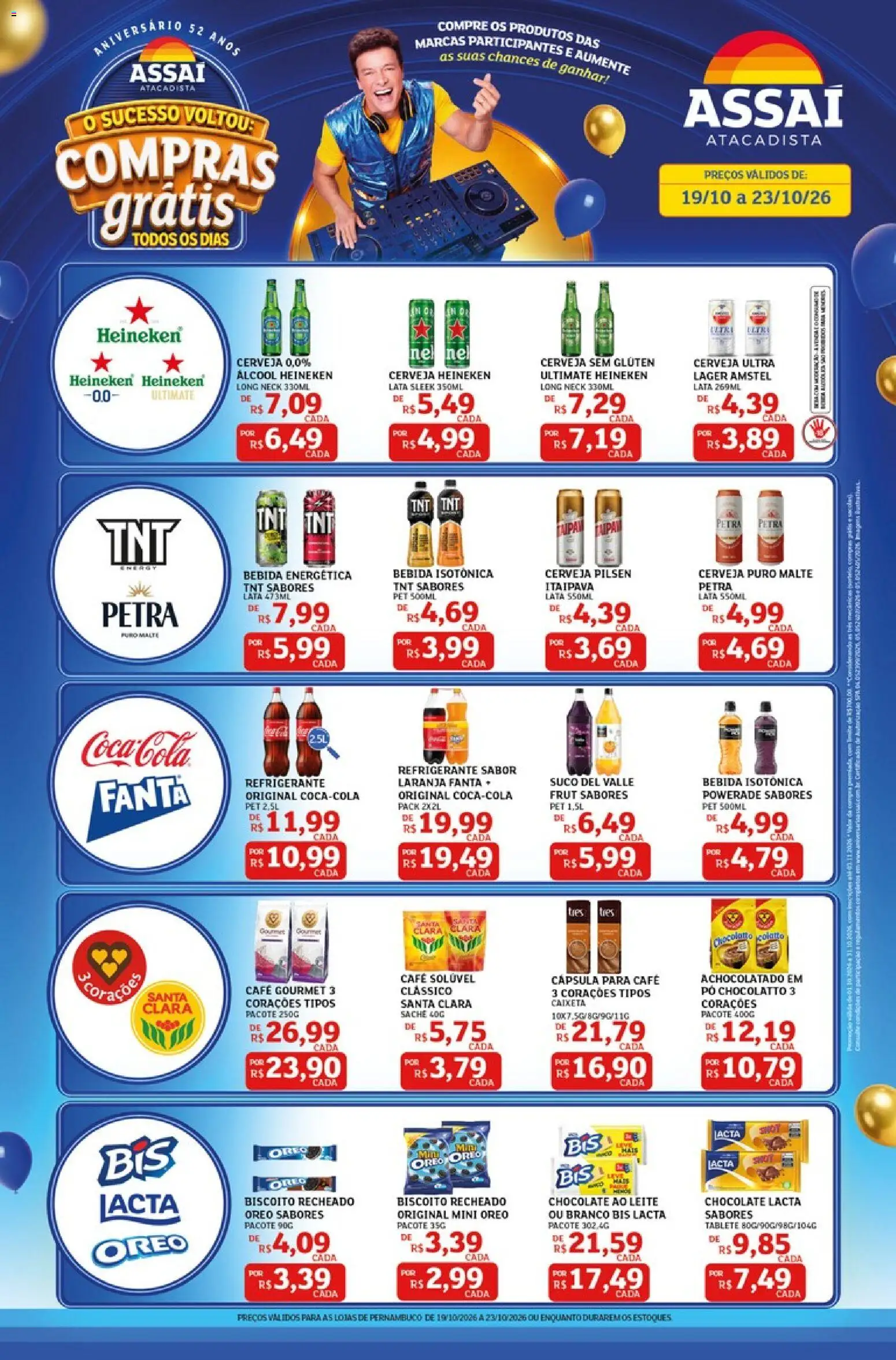 Assaí Atacadista Folheto - válido de 19/10/2026 | Página: 1