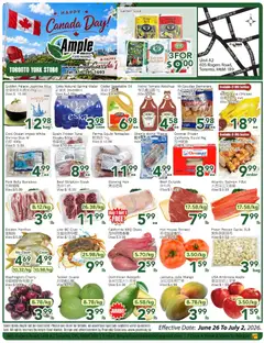 Preview of Ample Food Market  weekly flyer Toronto York from shop Ample Food Market valid from Jun 26, 2026