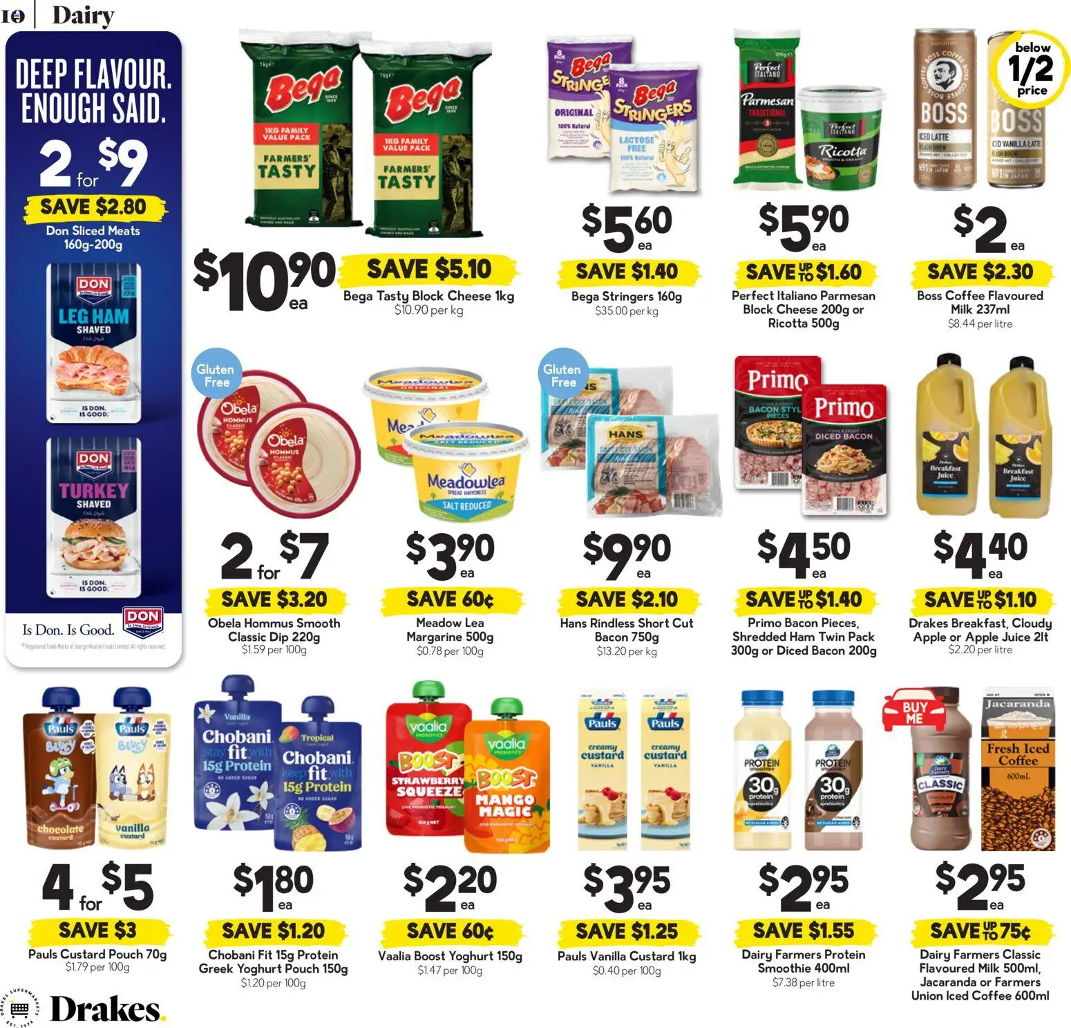 Drakes catalogue - valid from 06.05.2026 | Page: 10 | Products: Bacon, Milk, Coffee, Ham