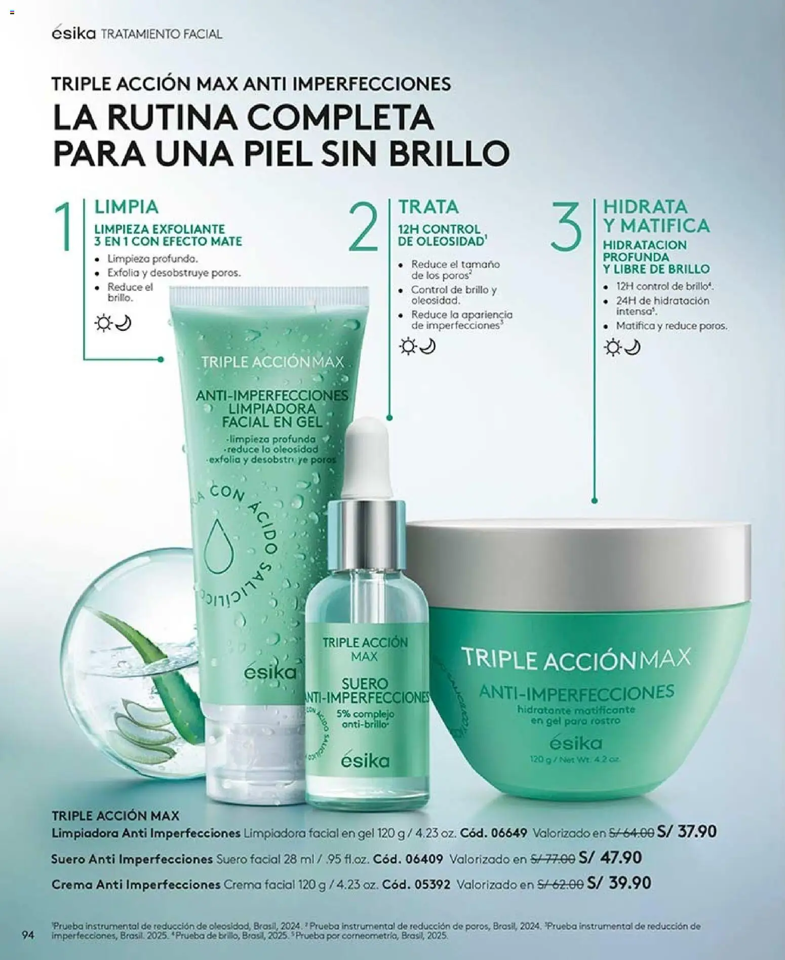 Catálogo Ésika válido desde 20/06/2026 | Página: 94 | Productos: Exfoliante, Crema
