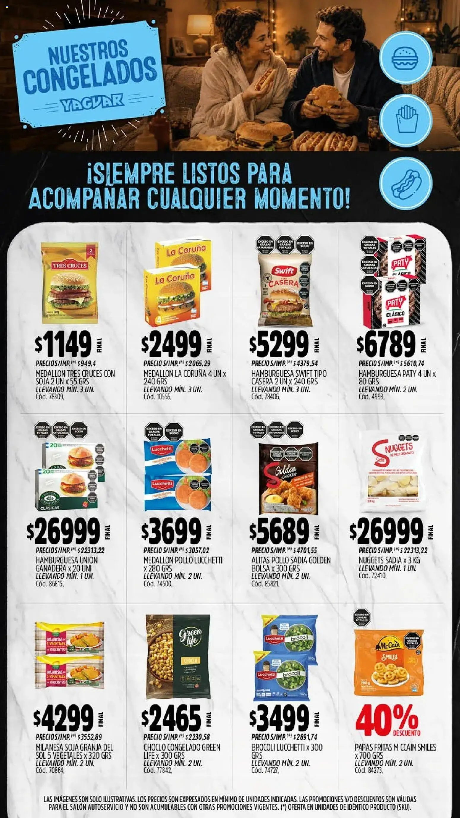 Yaguar - Oferta Semanal Córdoba │ válido desde el 17/07/2026 | Página: 10 | Productos: Bolsa, Choclo, Milanesa, Papas