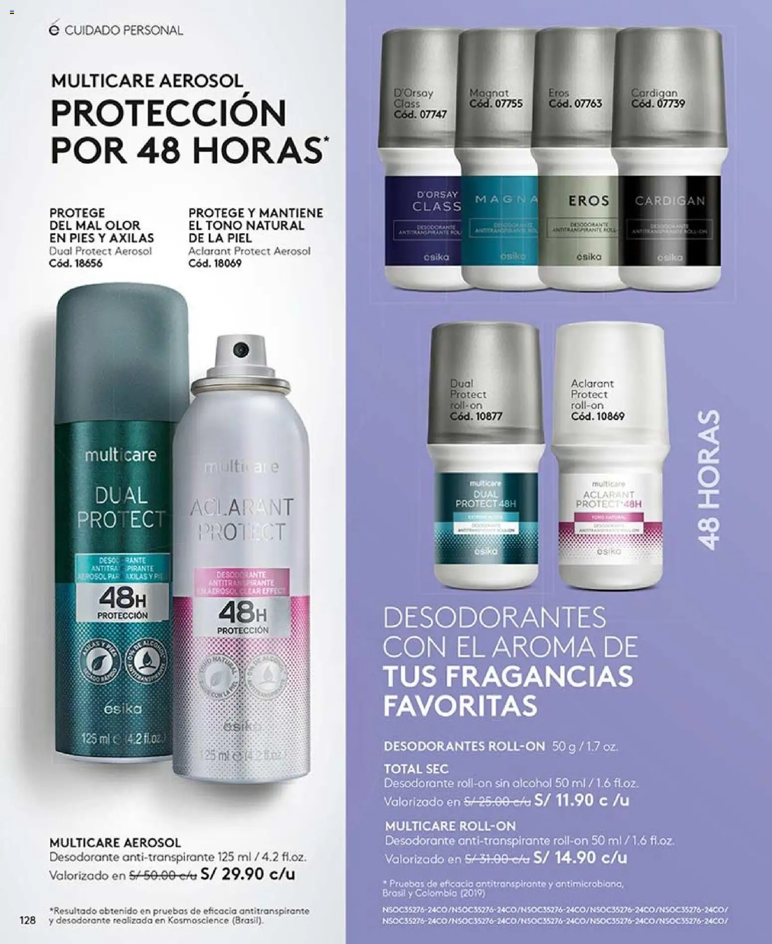 Catálogo Ésika válido desde 11/07/2026 | Página: 140 | Productos: Desodorante, Antitranspirante