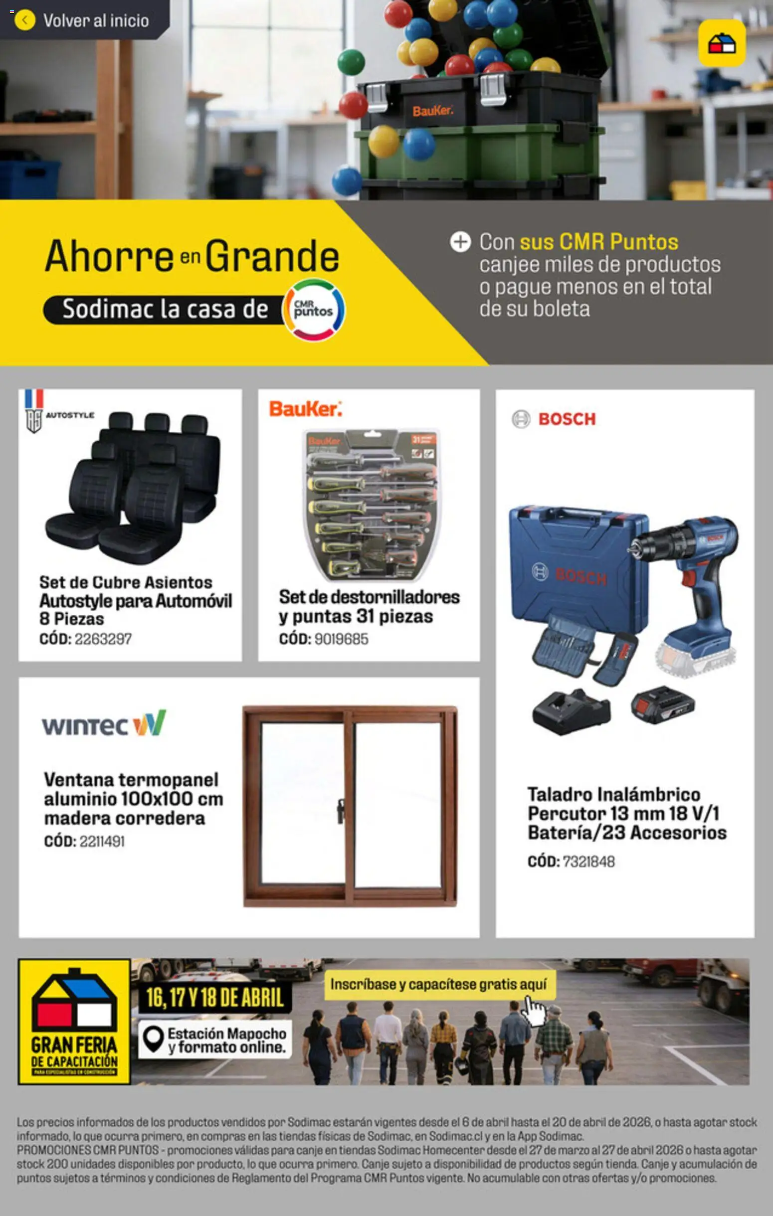 Sodimac ofertas  │ válido desde el 03.04.2026 | Página: 8 | Productos: Taladro