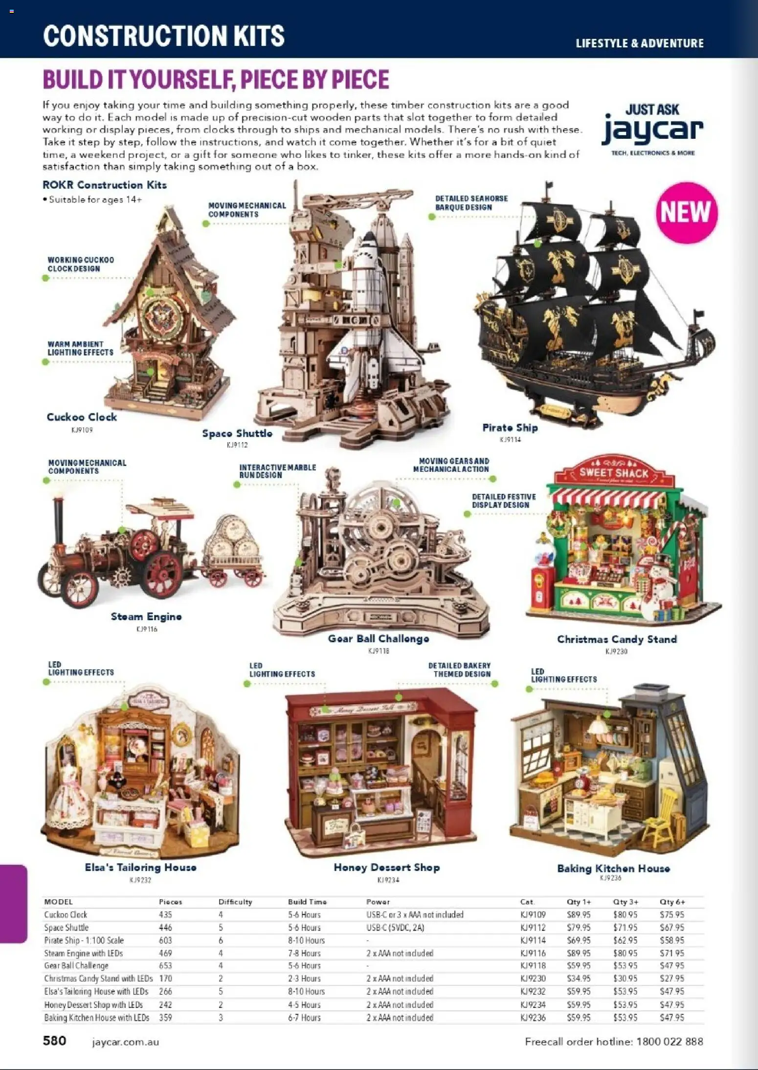 Jaycar catalogue - valid from 31/08/2026 | Page: 577 | Products: Kits, Honey, Clock, Scale