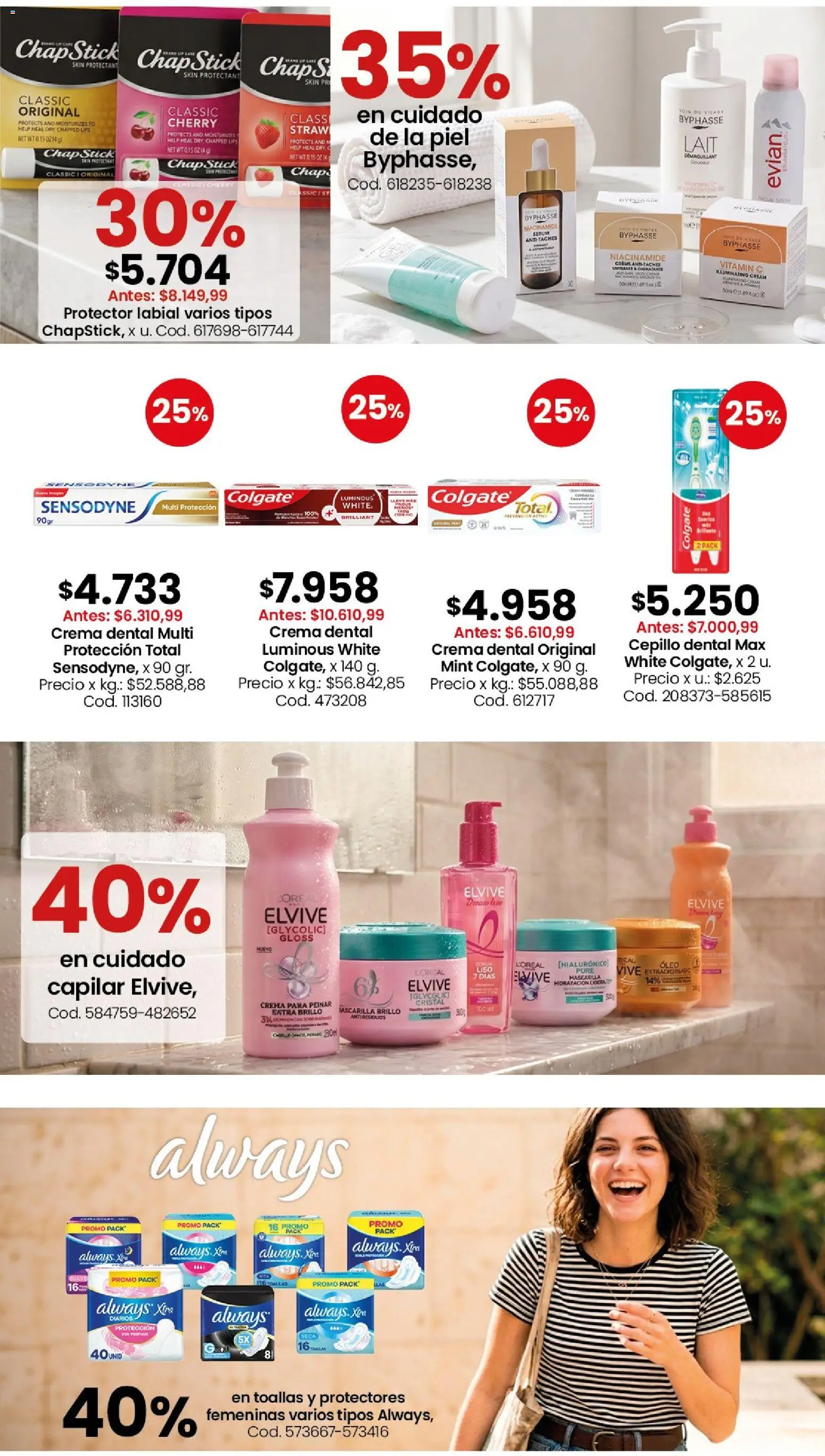 Coto - Perfumería y limpieza │ válido desde el 06/07/2026 | Página: 6 | Productos: Chapa, Mascarilla, Serum, Crema