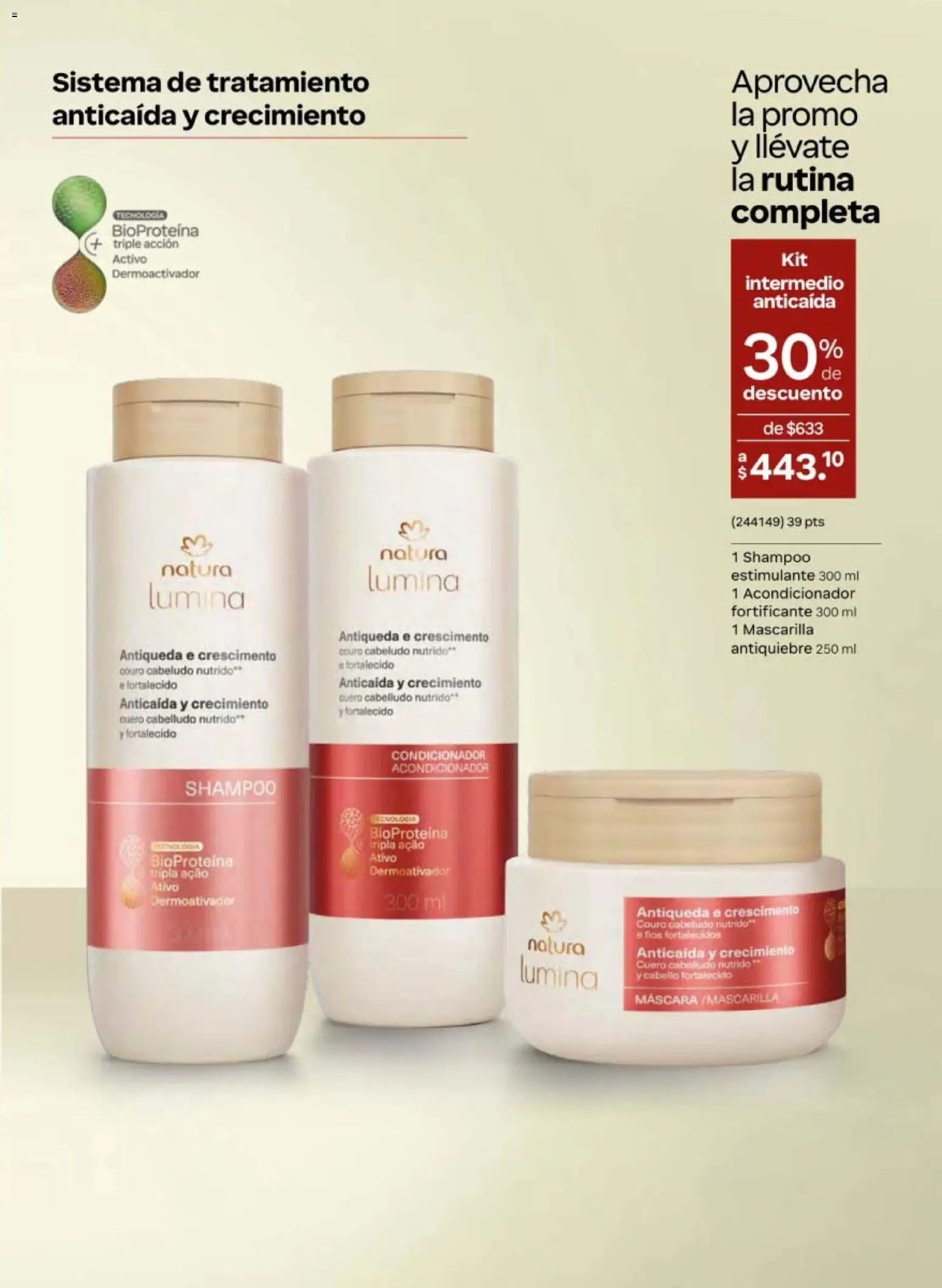 Nuevas ofertas de Natura válidas en toda la República Mexicana desde el 20/02/2026. ¡Encuentra las mejores ofertas en Natura campaña 4 2026! | Página: 113 | Productos: Máscara, Shampoo, Mascarilla, Acondicionador