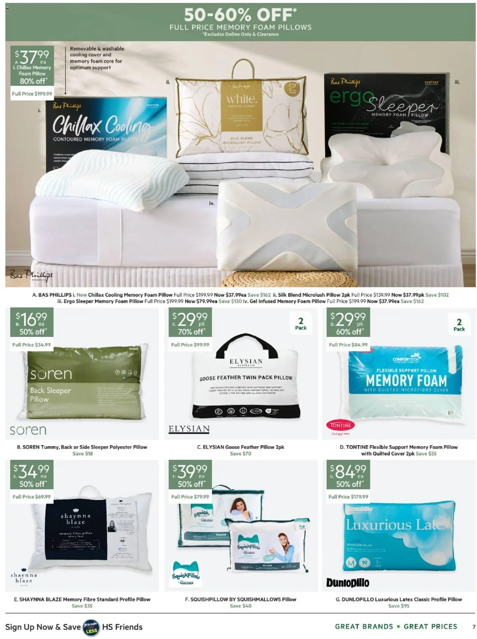 Harris Scarfe catalogue - valid from 20/08/2026 | Page: 7 | Products: Contour, Foam, Goose, Pillow