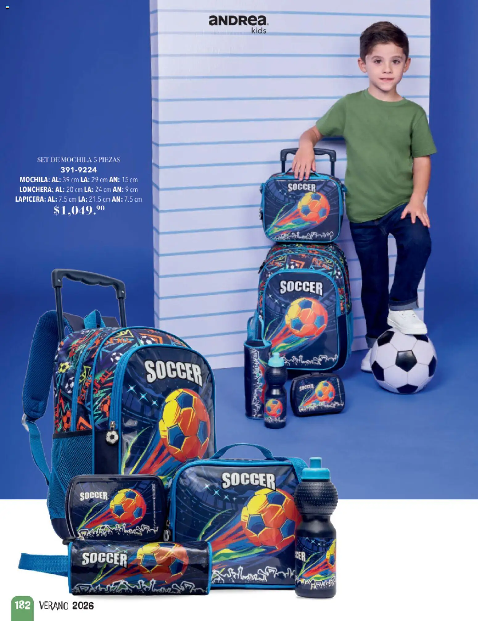 Nuevas ofertas de Andrea válidas en toda la República Mexicana desde el 24.05.2026. ¡Encuentra las mejores ofertas en Andrea catálogo Infantil! | Página: 138 | Productos: Mochila