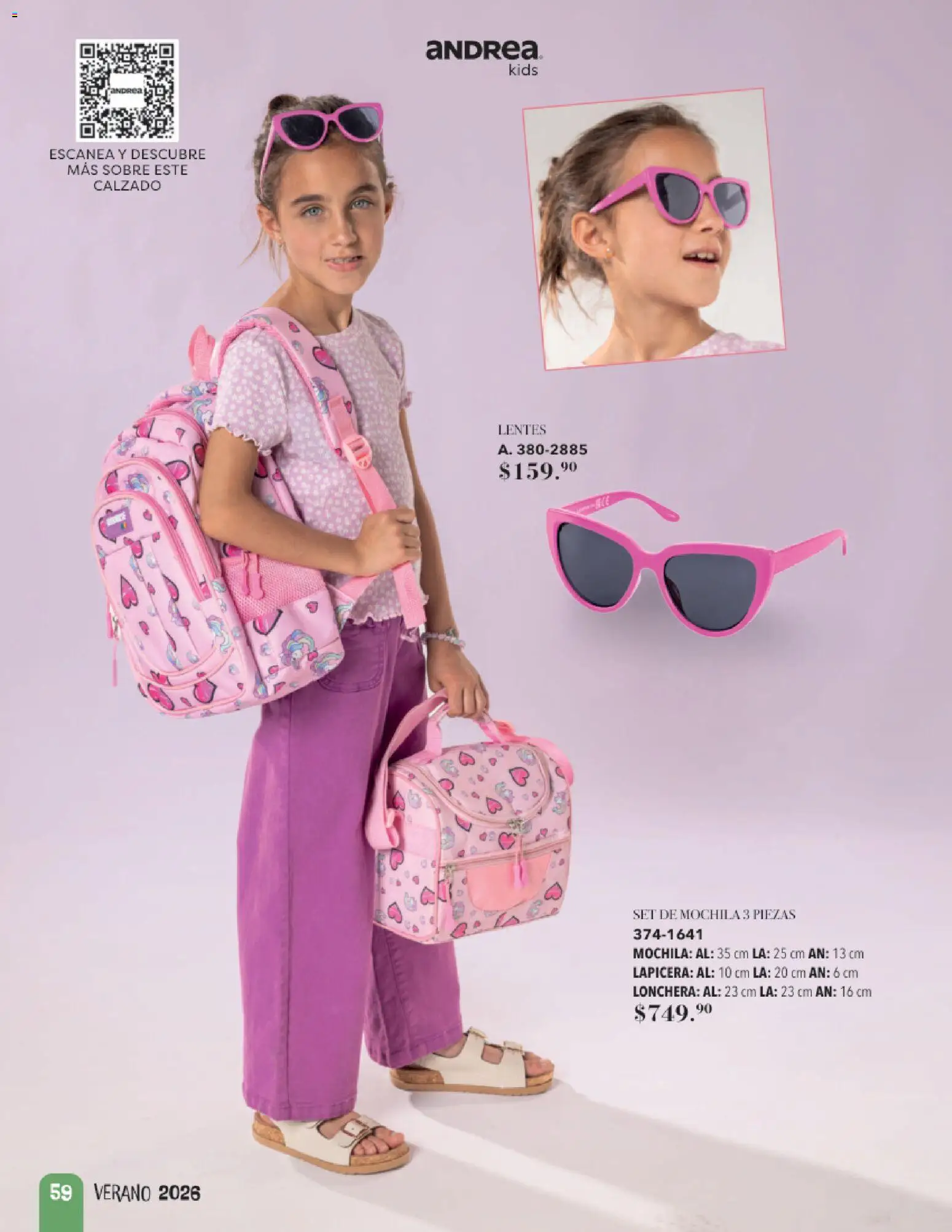 Nuevas ofertas de Andrea válidas en toda la República Mexicana desde el 24/05/2026. ¡Encuentra las mejores ofertas en Andrea catálogo Accesorios para todos! | Página: 59 | Productos: Lentes, Mochila, Sobre