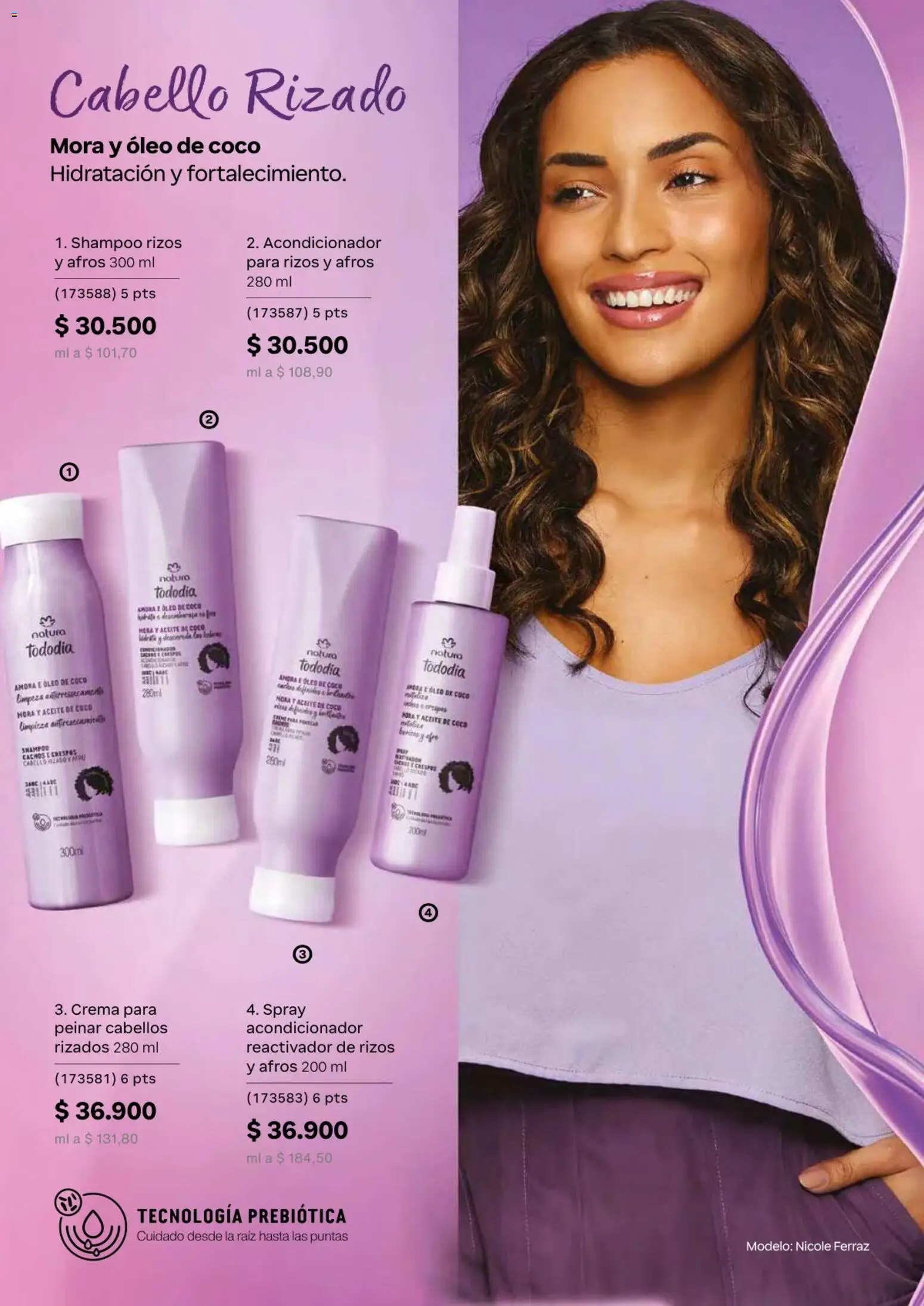 Natura revista - valida desde el 01.04.2026 | Página: 158 | Productos: Shampoo, Coco, Acondicionador, Mora
