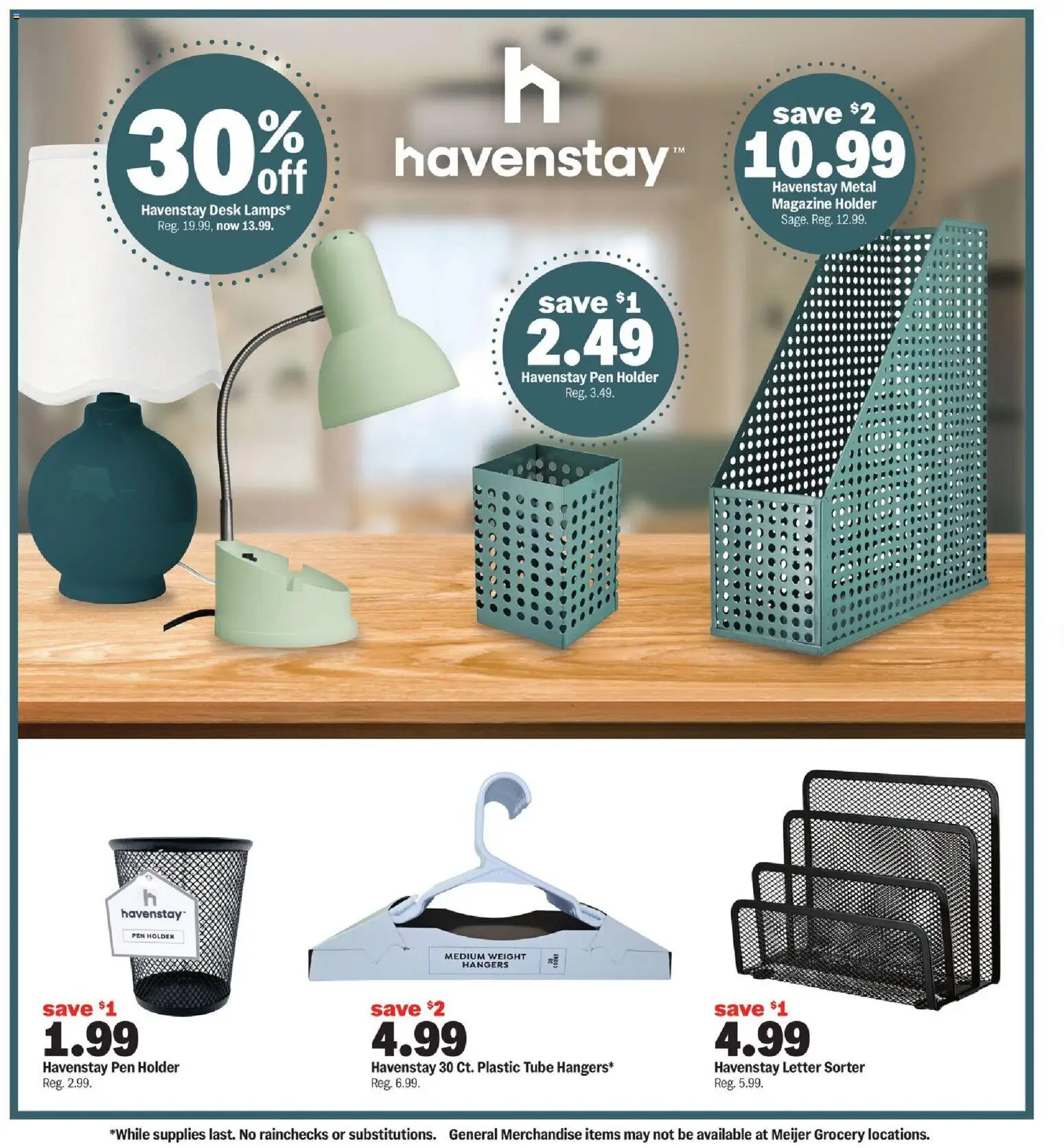 Meijer College Vibes Real Low Prices - valid from 08/12/2026 | Page: 2 | Products: Pen, Desk, Magazine, Weight