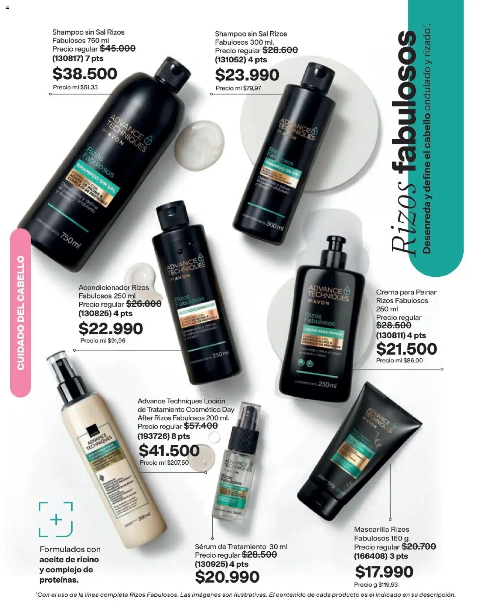 Avon revista - valida desde el 15/07/2026 | Página: 185 | Productos: Serum, Shampoo, Loción, Mascarilla