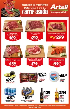 Vista previa de Arteli folleto Carnita Asada Expres, nuevo folleto de la tienda, válido en México a partir del 21/08/2026