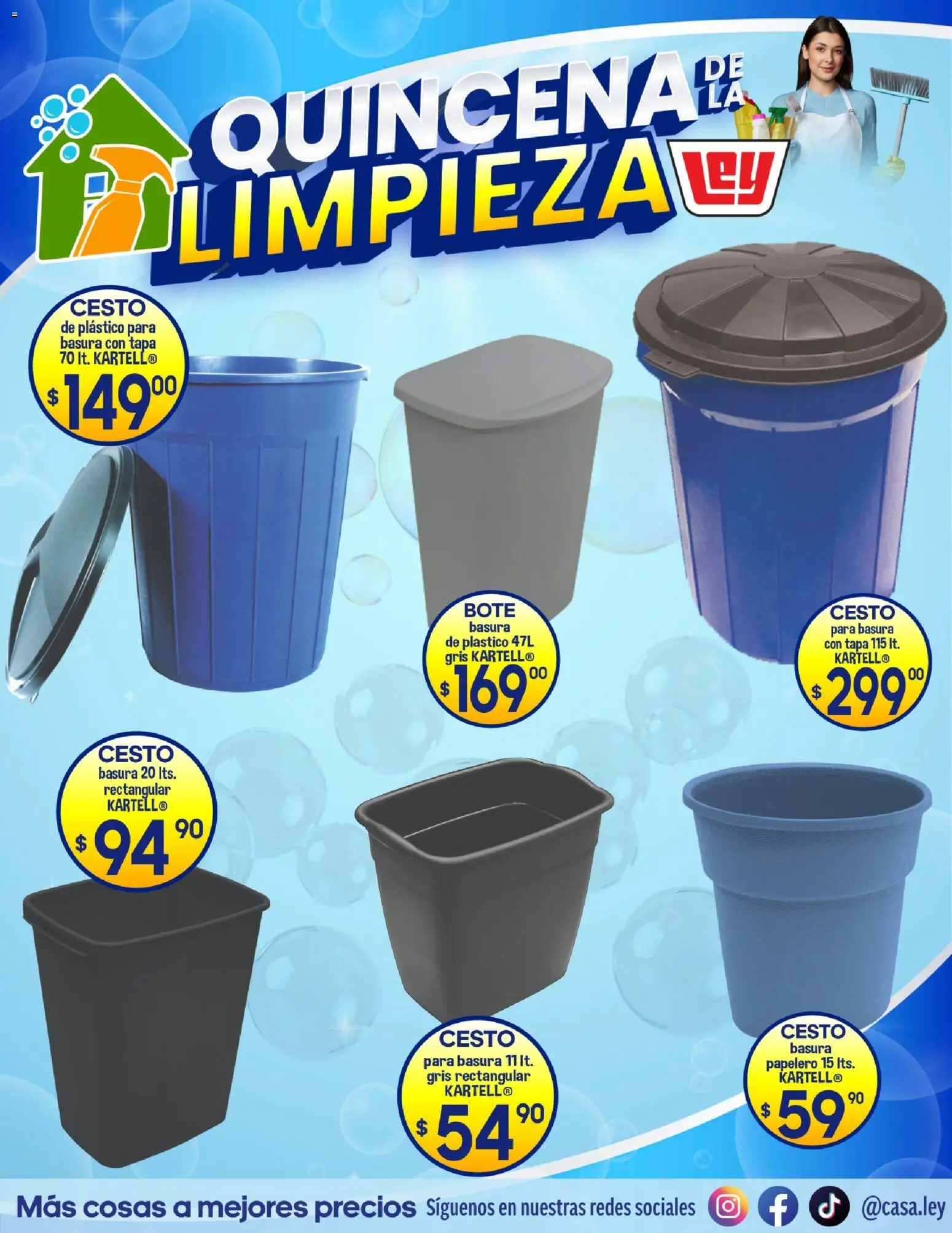 Nuevas ofertas de Casa Ley válidas en toda la República Mexicana desde el 30/06/2026. ¡Encuentra las mejores ofertas en Casa Ley folleto Quincena de la limpieza! | Página: 2