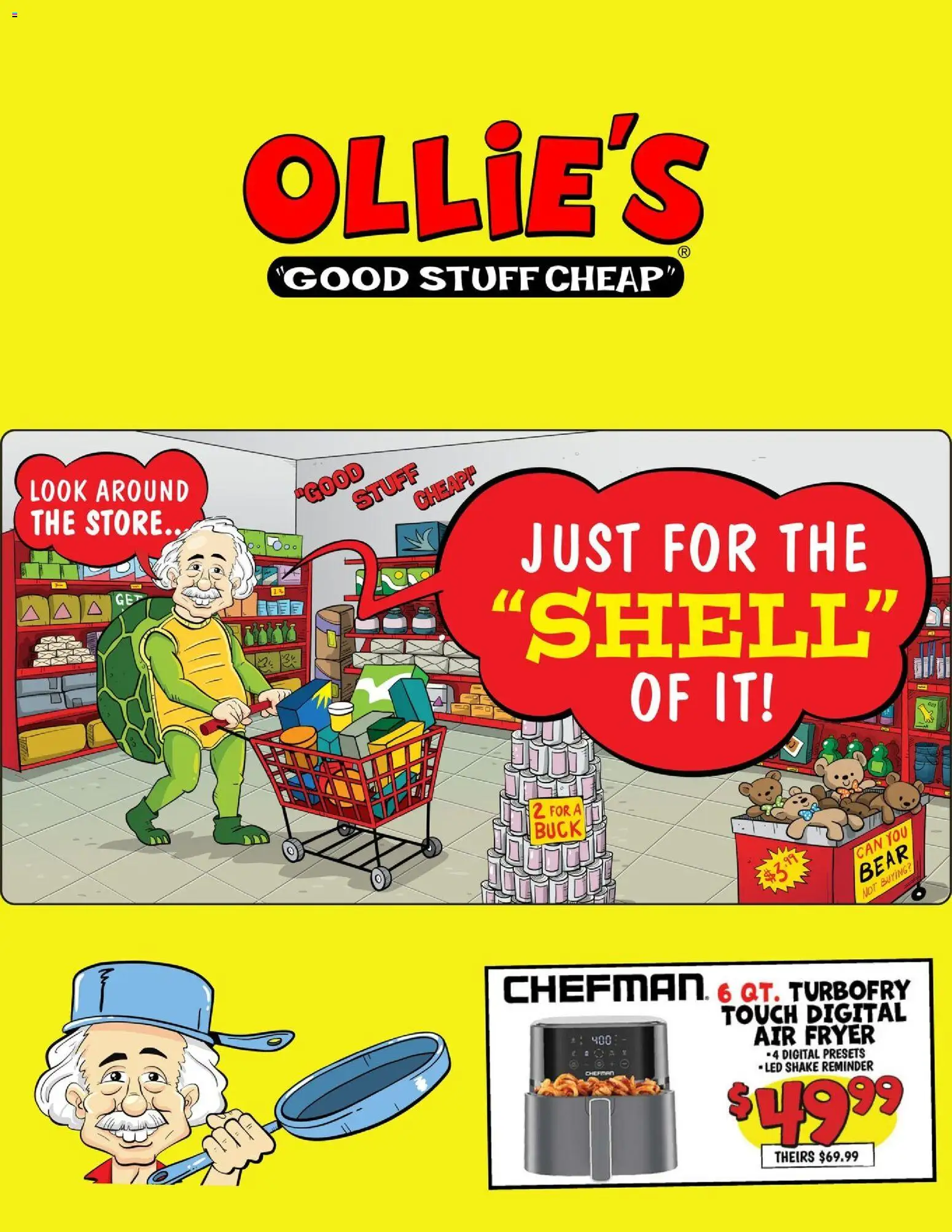 Ollie's Weekly Ad - valid from 08/18/2026 | Page: 1 | Products: Fryer, Air fryer