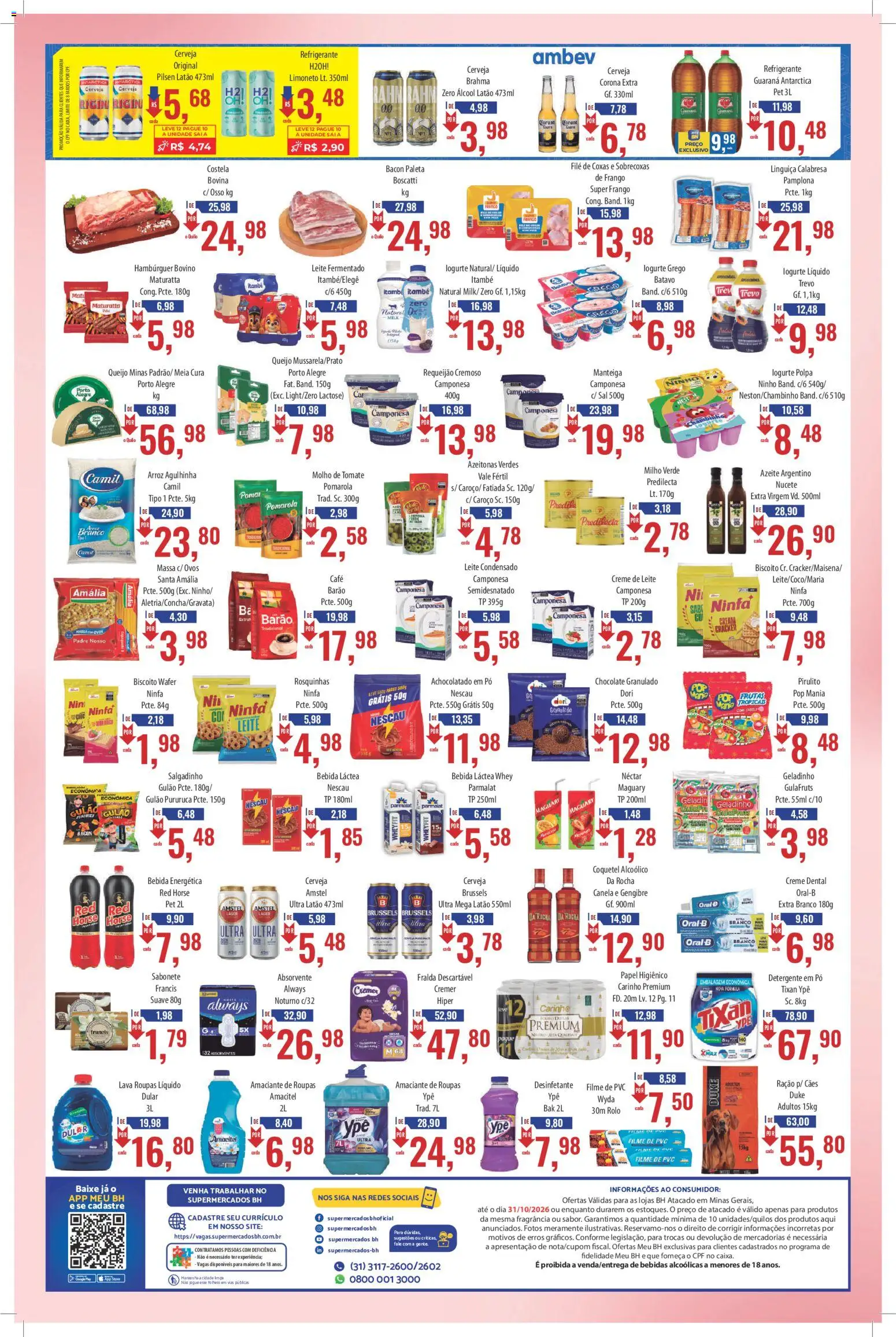 Supermercados BH Folheto - válido de 16/10/2026 | Página: 2