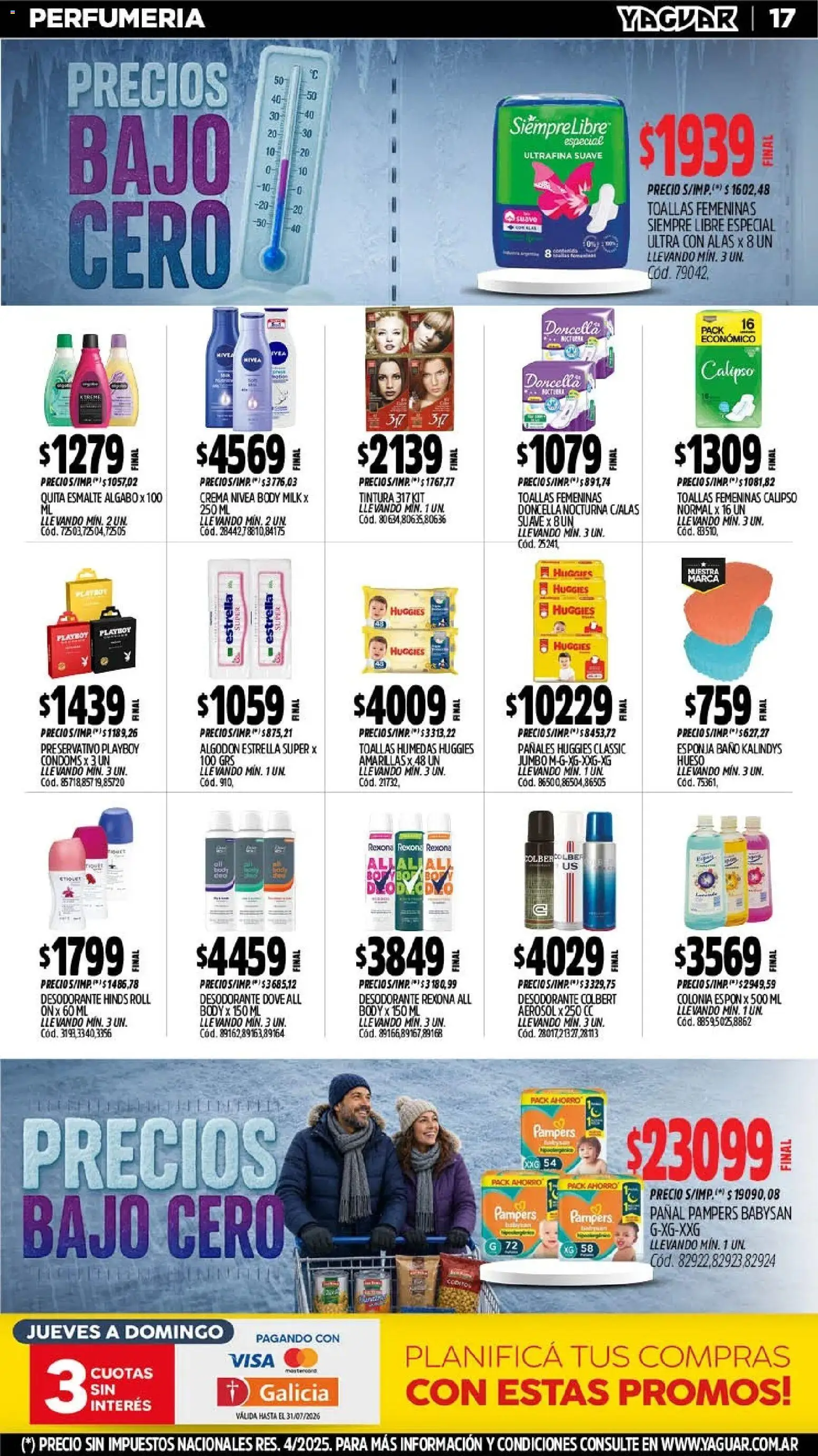 Yaguar - Oferta Semanal Salta │ válido desde el 27/07/2026 | Página: 21 | Productos: Baño, Tintura, Desodorante, Esponja