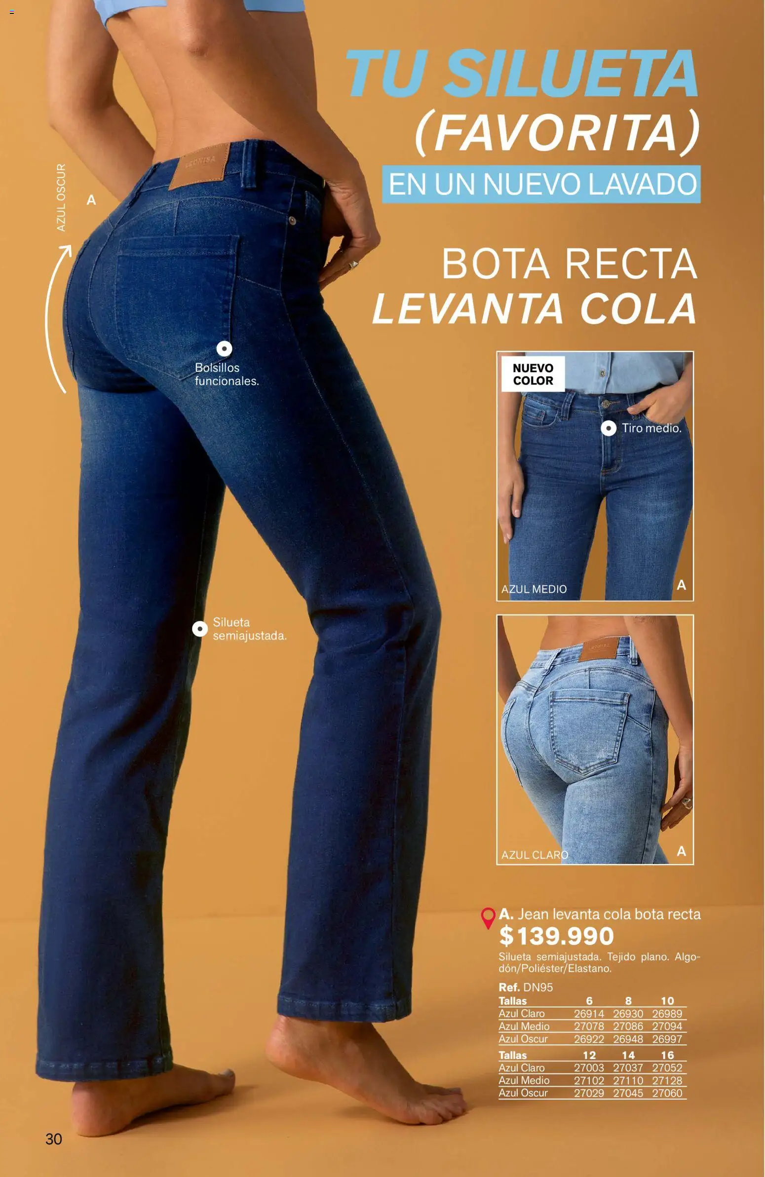 Leonisa revista - valida desde el 01/10/2026 | Página: 30 | Productos: Bolsillos, Jean