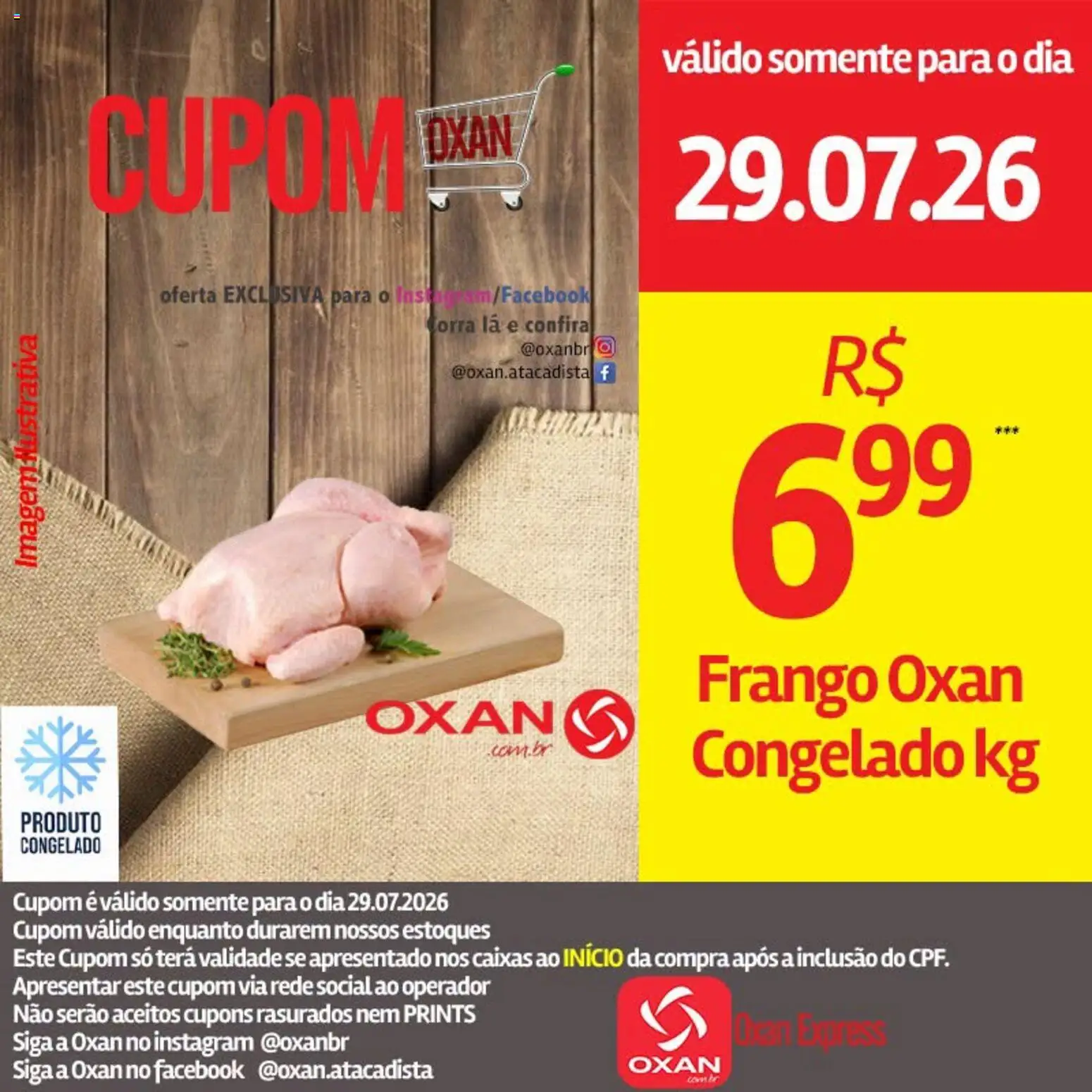 Oxan Atacadista Folheto - válido de 29/07/2026 | Página: 14 | Produtos: Frango