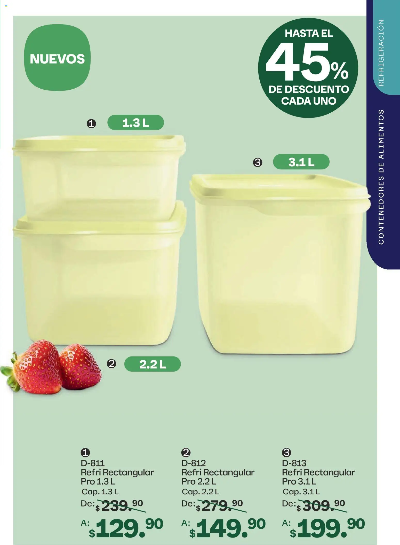 Nuevas ofertas de Tupperware válidas en toda la República Mexicana desde el 10/08/2026. ¡Encuentra las mejores ofertas en Tupperware catálogo! | Página: 53 | Productos: Alimentos