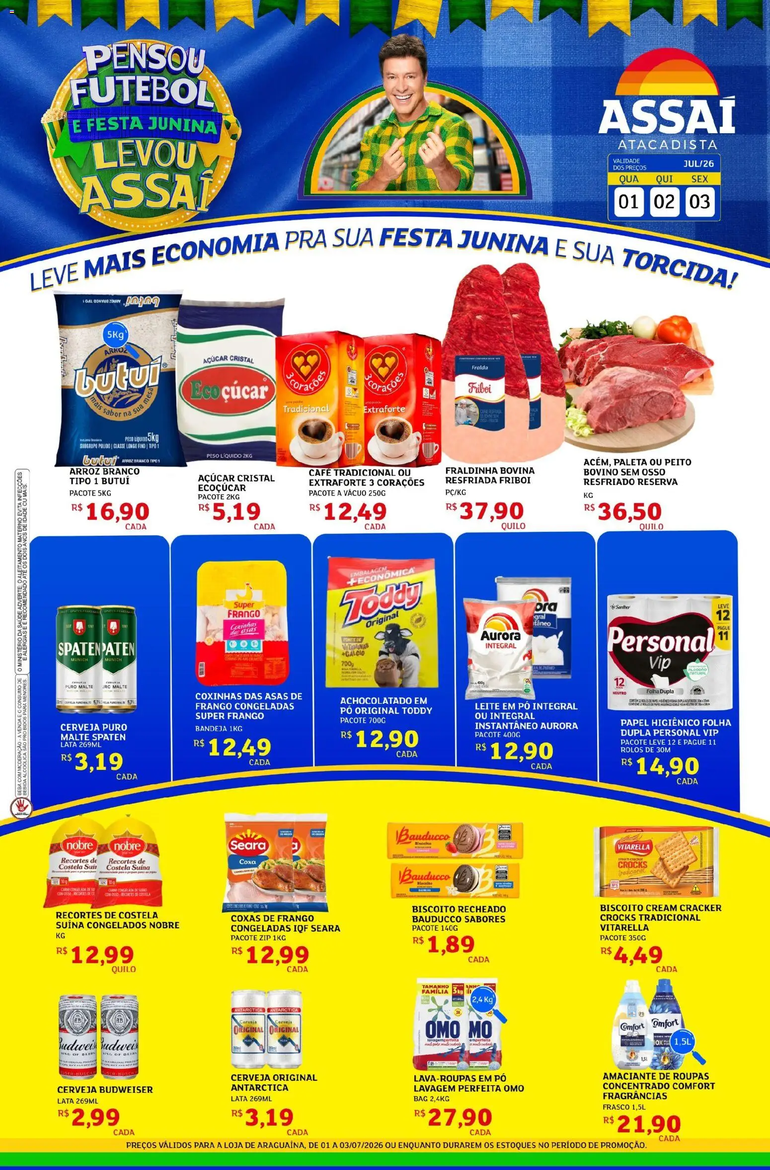 Assaí Atacadista Folheto - válido de 01/07/2026 | Página: 1