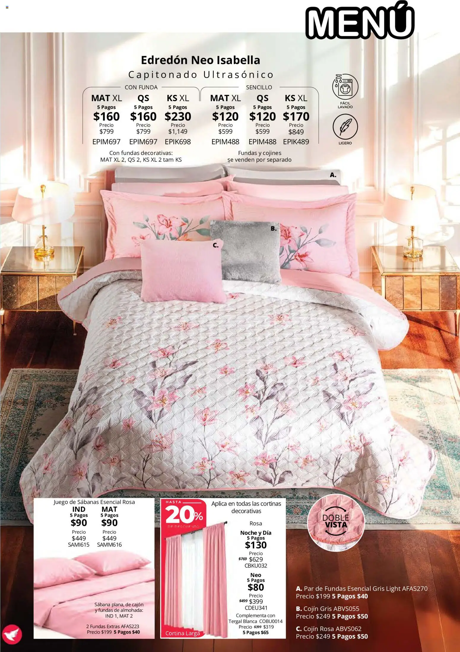 Nuevas ofertas de Colchas Concord válidas en toda la República Mexicana desde el 15/10/2026. ¡Encuentra las mejores ofertas en Colchas Concord catálogo! | Página: 84