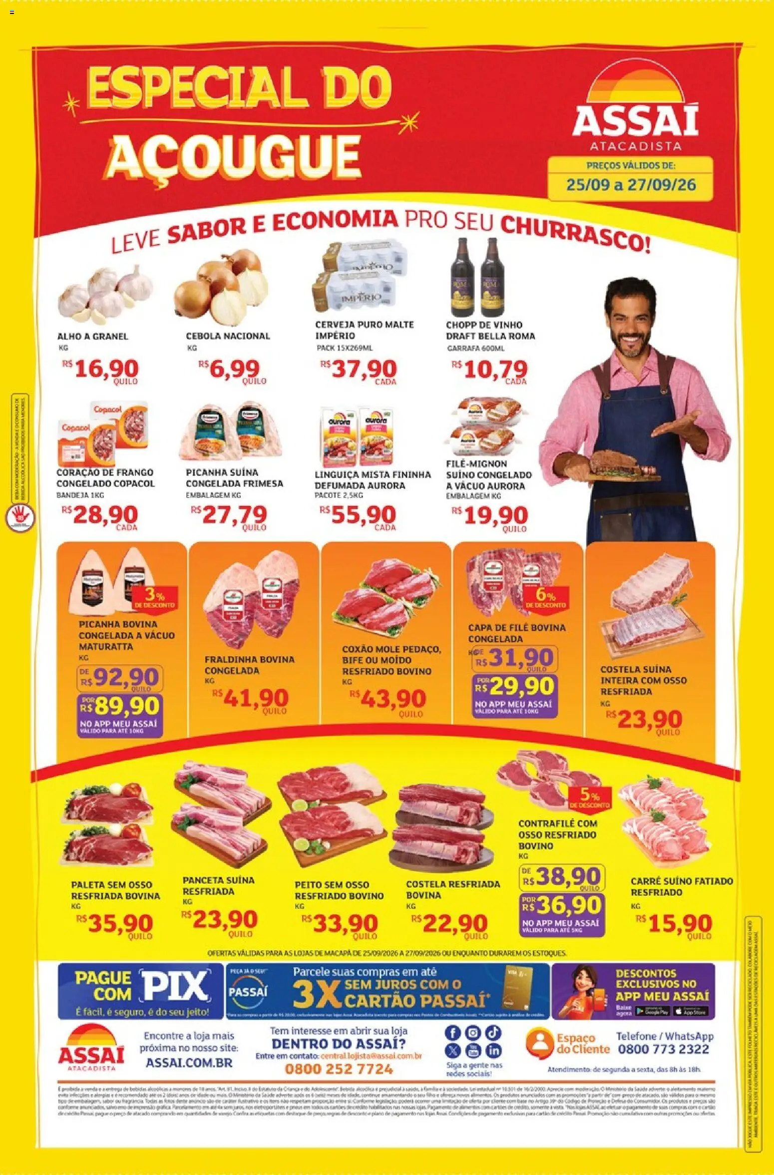 Assaí Atacadista Folheto - válido de 25/09/2026 | Página: 1