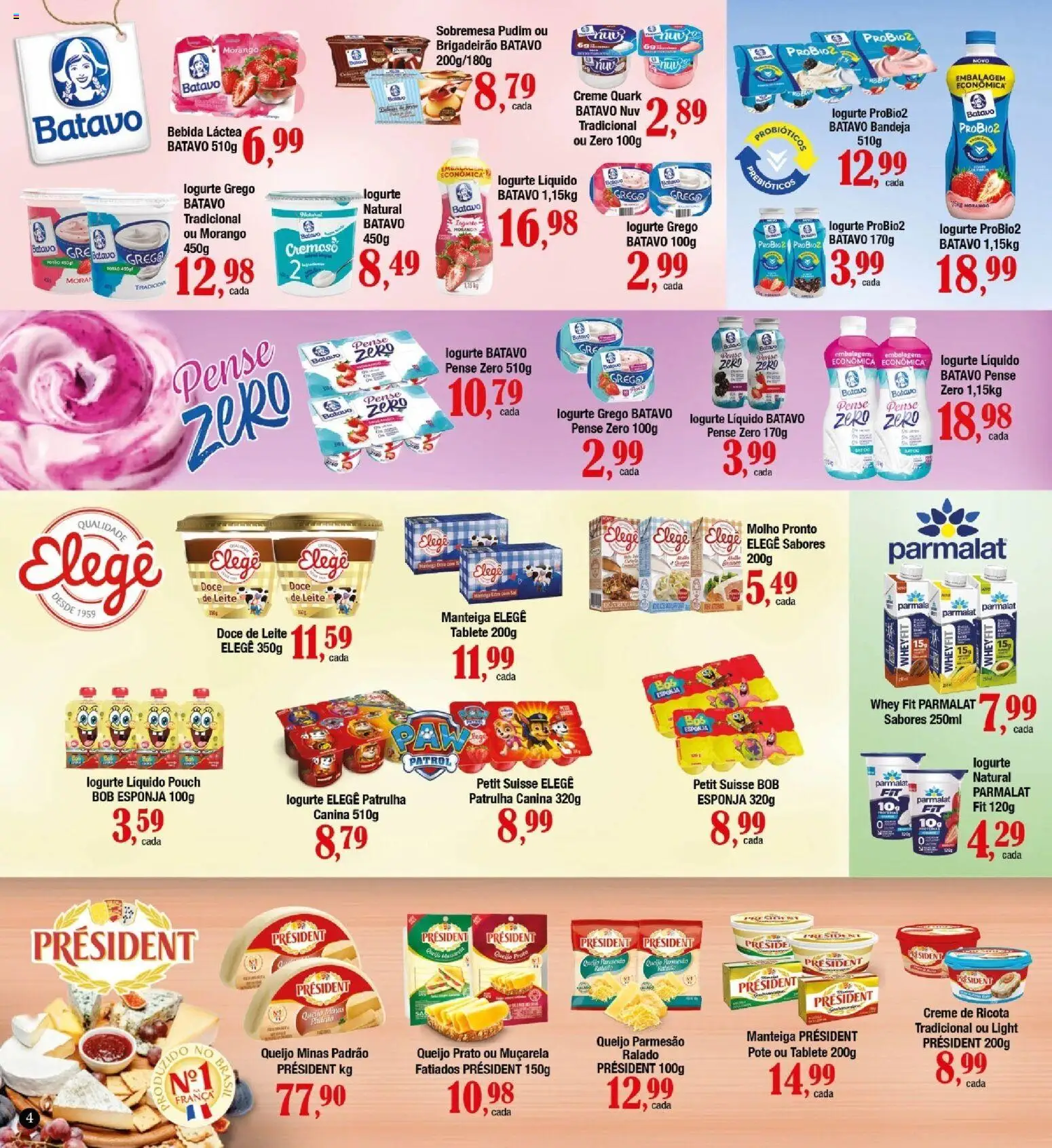 Supermercados Unidos Folheto - válido de 17/07/2026 | Página: 4 | Produtos: Esponja, Queijo, Morangos, Bandeja