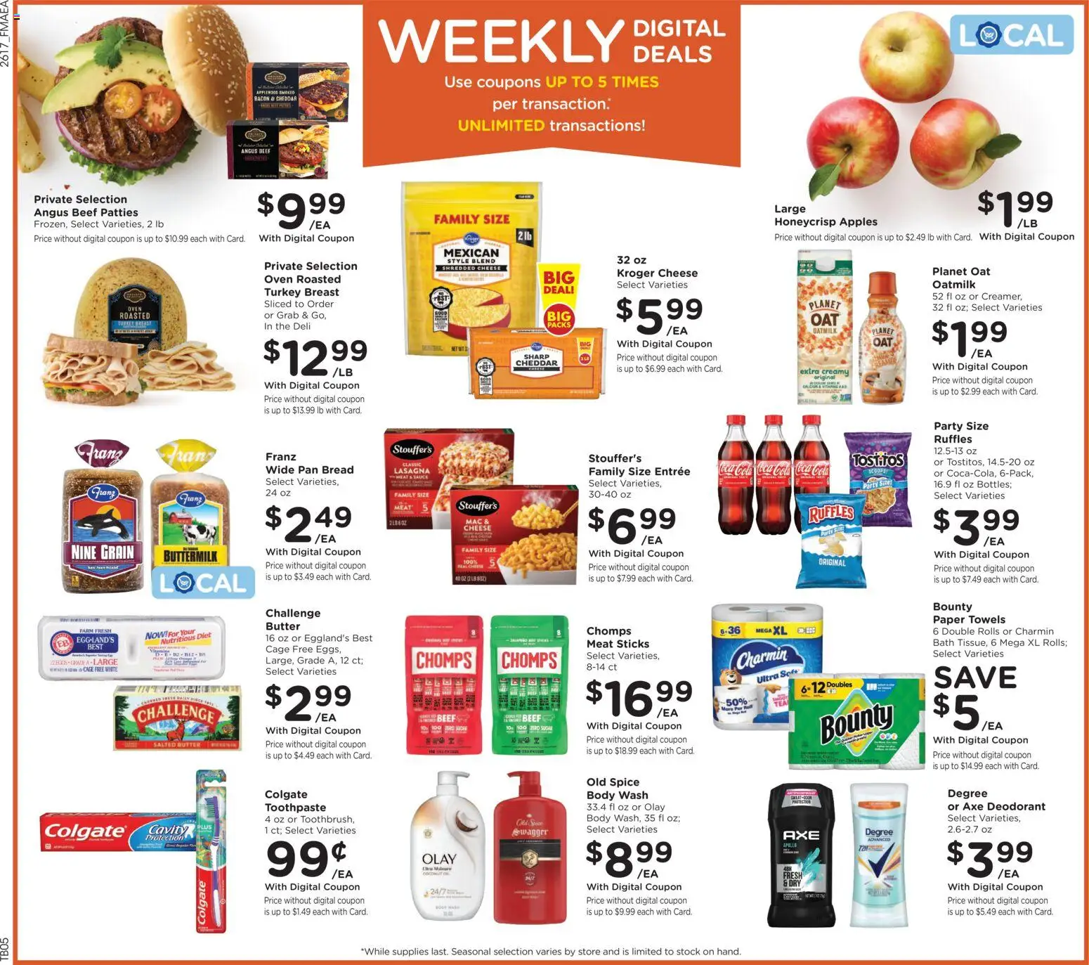 Fred Meyer Weekly Ad - valid from 27.05.2026 | Page: 3 | Products: Coconut Oil, Bath, Bread, Body Wash