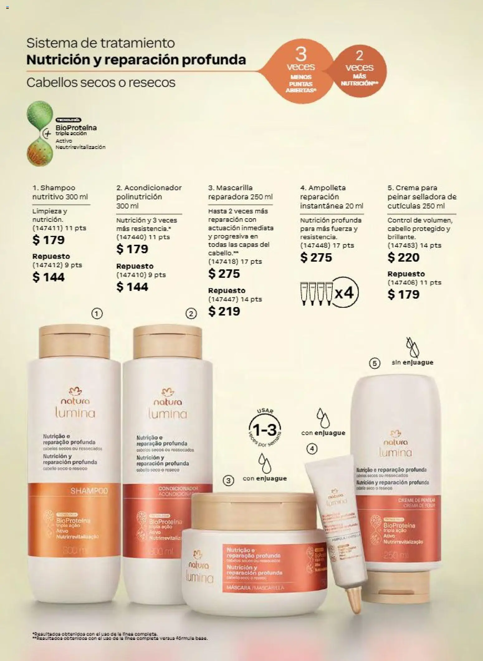 Nuevas ofertas de Natura válidas en toda la República Mexicana desde el 11/09/2026. ¡Encuentra las mejores ofertas en Natura campaña 14 2026! | Página: 146 | Productos: Crema, Máscara, Shampoo, Acondicionador