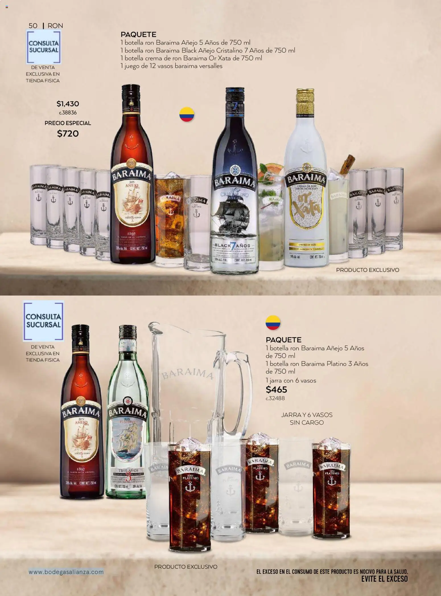 Nuevas ofertas de Bodegas Alianza válidas en toda la República Mexicana desde el 01/07/2026. ¡Encuentra las mejores ofertas en Bodegas Alianza catálogo! | Página: 52 | Productos: Crema, Juego, Botella, Jarra