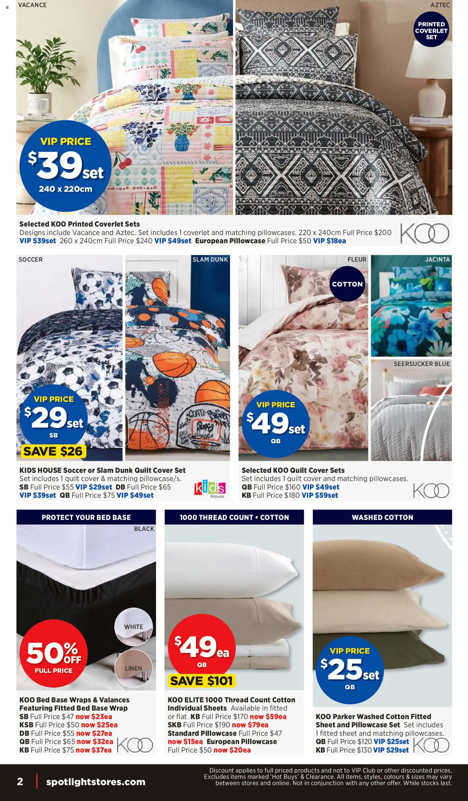 Spotlight catalogue - valid from 16/09/2026 | Page: 2 | Products: Linen, Bed