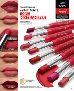 Catálogo Ésika Campaña 12 válido desde el 06.07.2026 | Página: 57 | Productos: Pimiento, Manteca, Vino, Labial
