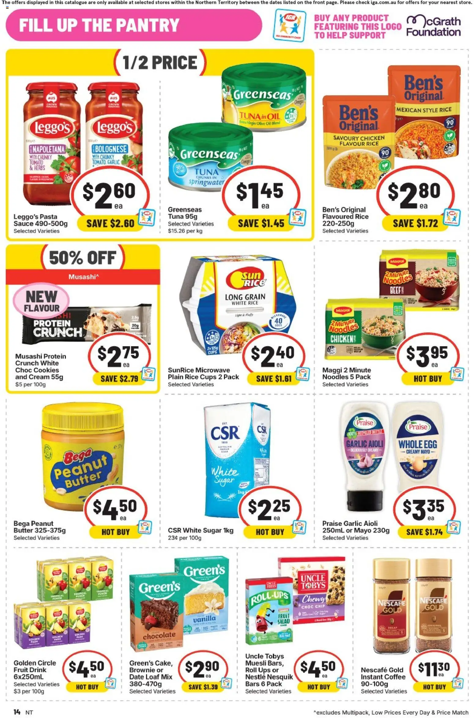 IGA catalogue - valid from 16/09/2026 | Page: 11 | Products: Oil, Tuna, Instant coffee, Microwave