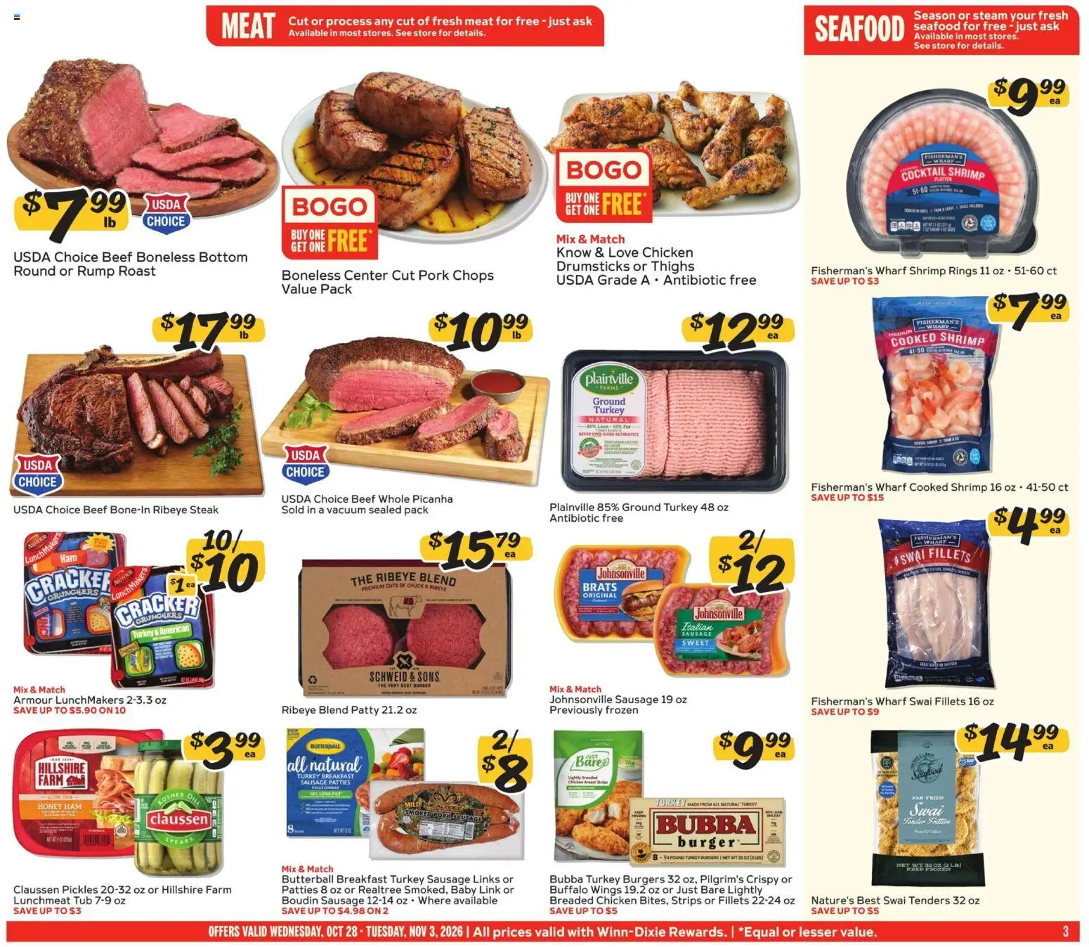 Winn Dixie Weekly Circular - valid from 10/28/2026 | Page: 3