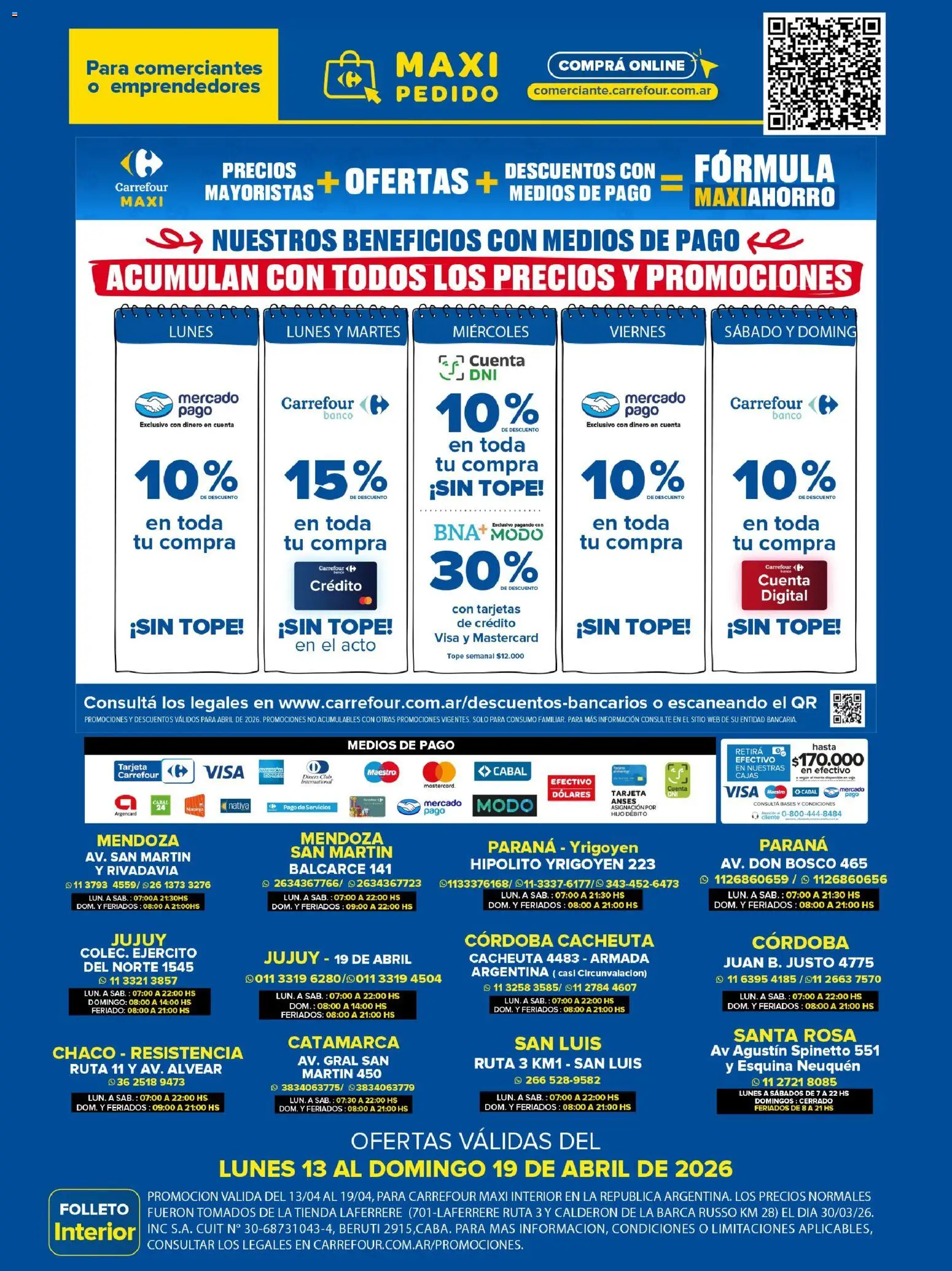 Carrefour Maxi catálogo │ válido desde el 13.04.2026 | Página: 26 | Productos: Banco