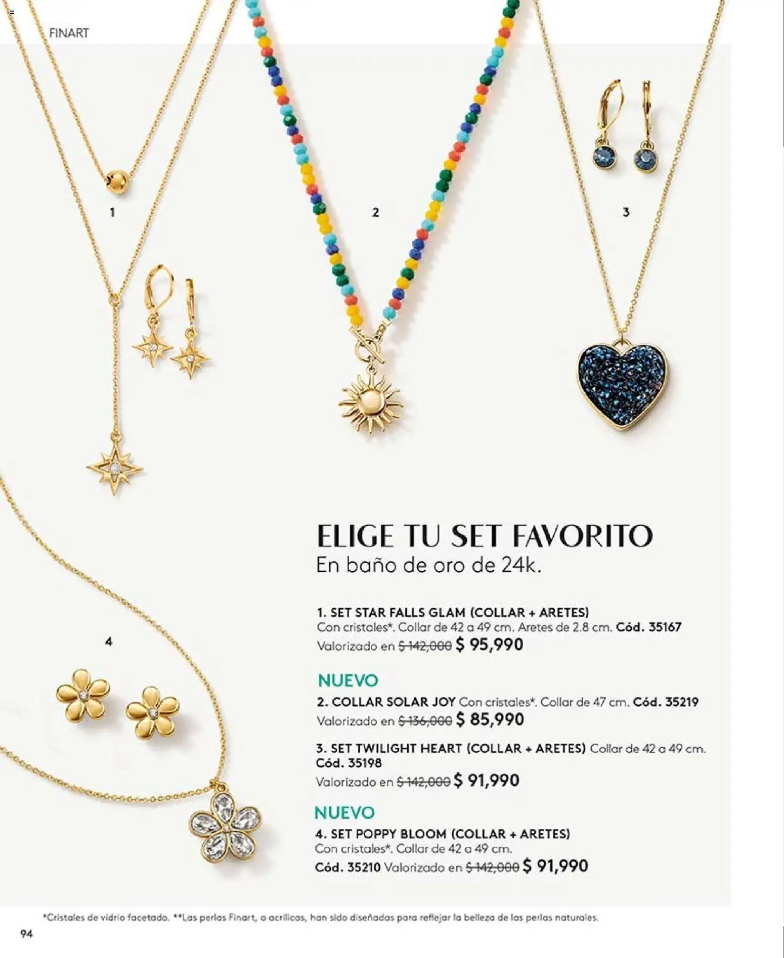 Ésika revista - valida desde el 07/08/2026 | Página: 94 | Productos: Aretes, Baño, Collar