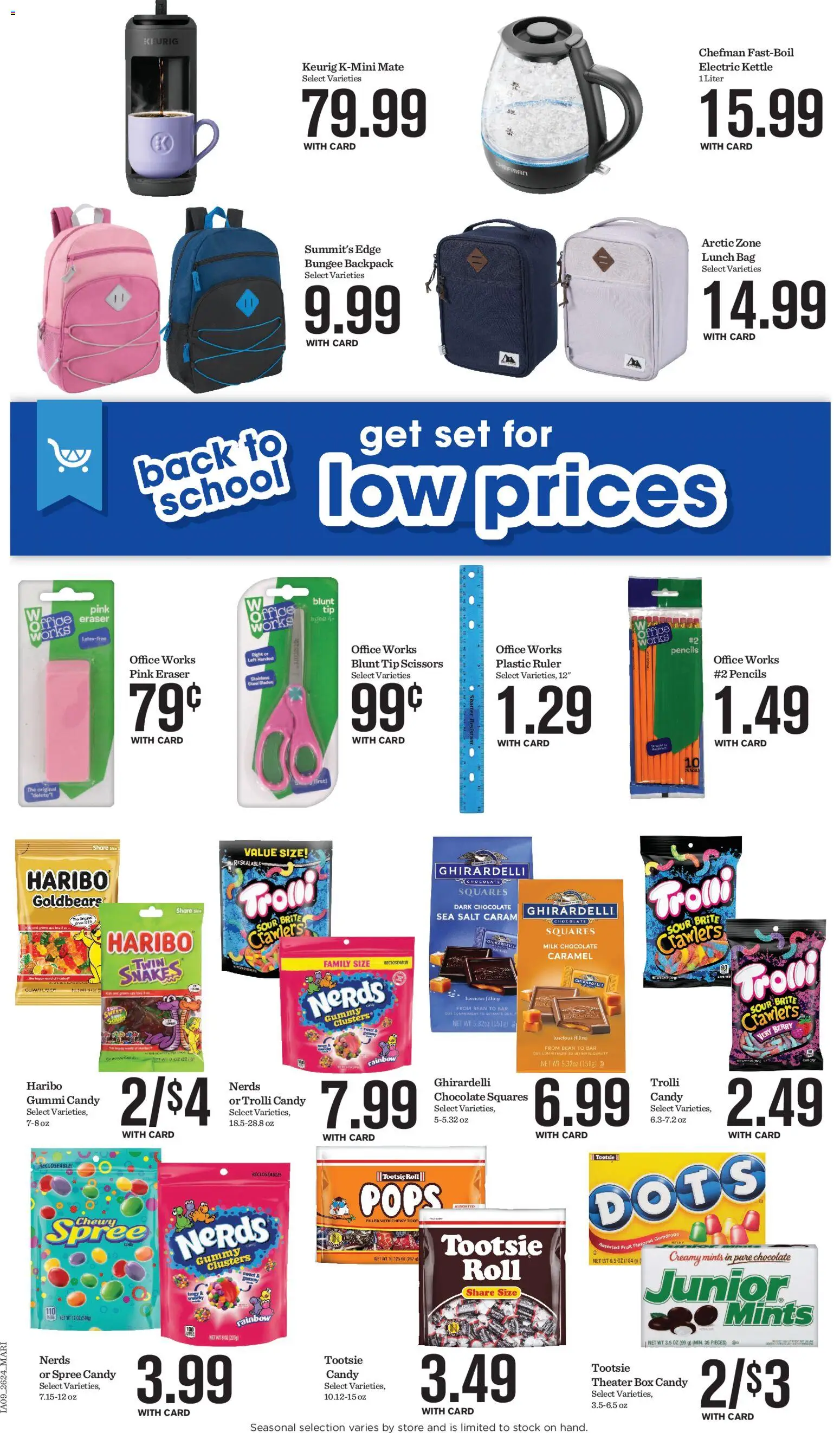 Mariano's Weekly Ad - valid from 07/15/2026 | Page: 13 | Products: Chocolate, Salt, Backpack, Electric kettle