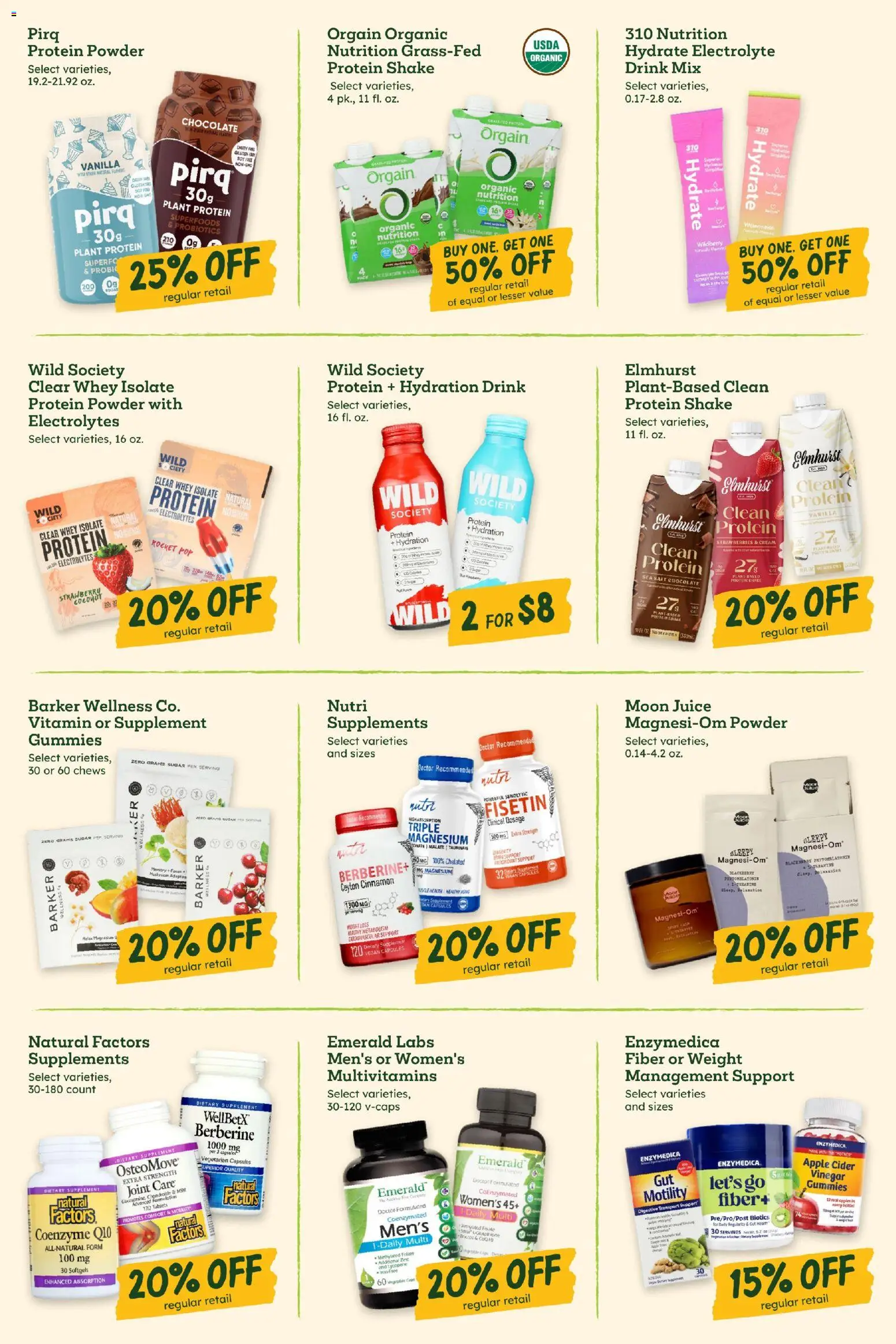 Sprouts Monthly Ad - valid from 27.05.2026 | Page: 31 | Products: Probiotics, Vinegar, Strawberries, Watermelon