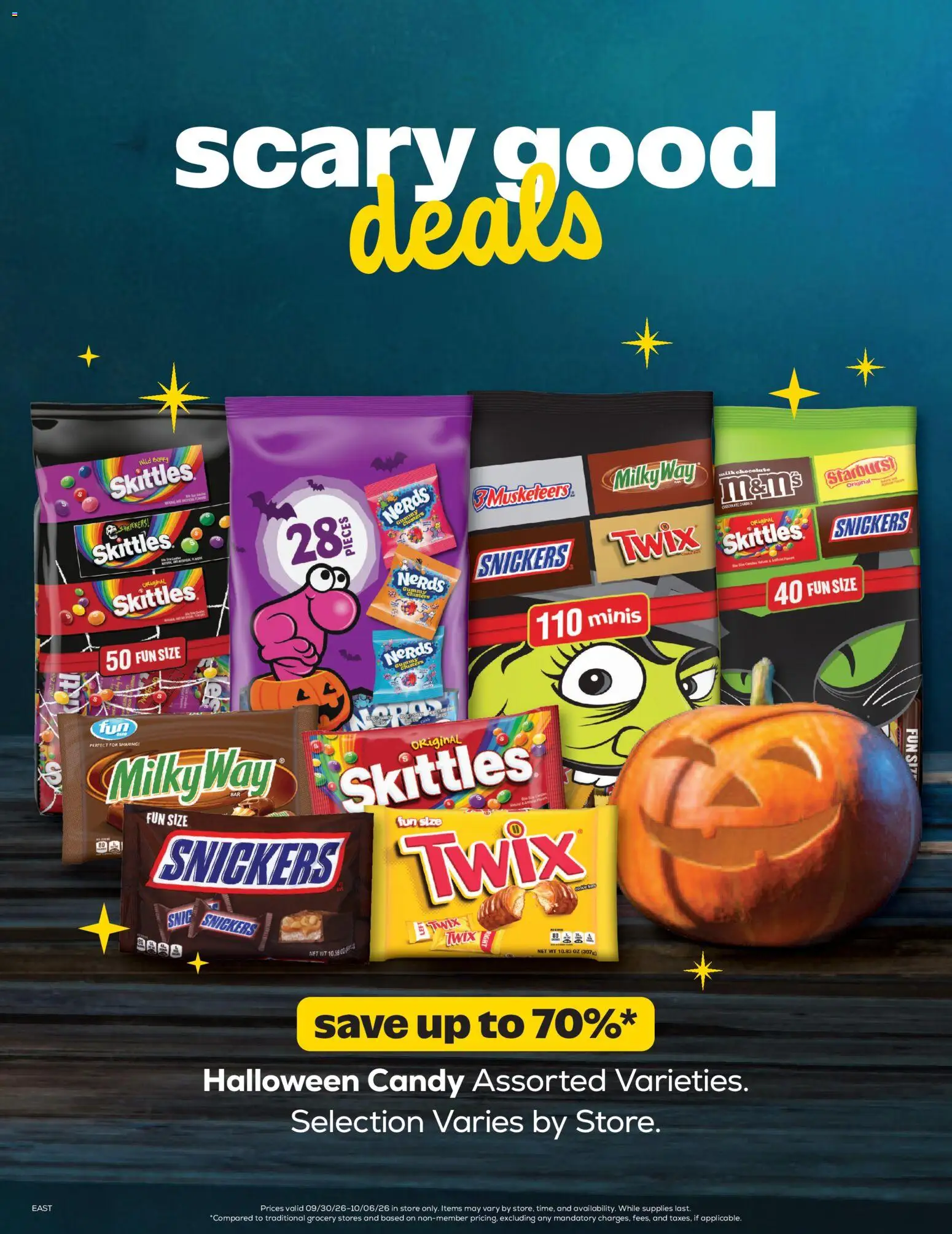 Grocery Outlet Weekly Ad - valid from 09/30/2026 | Page: 6 | Products: Candy, Snickers
