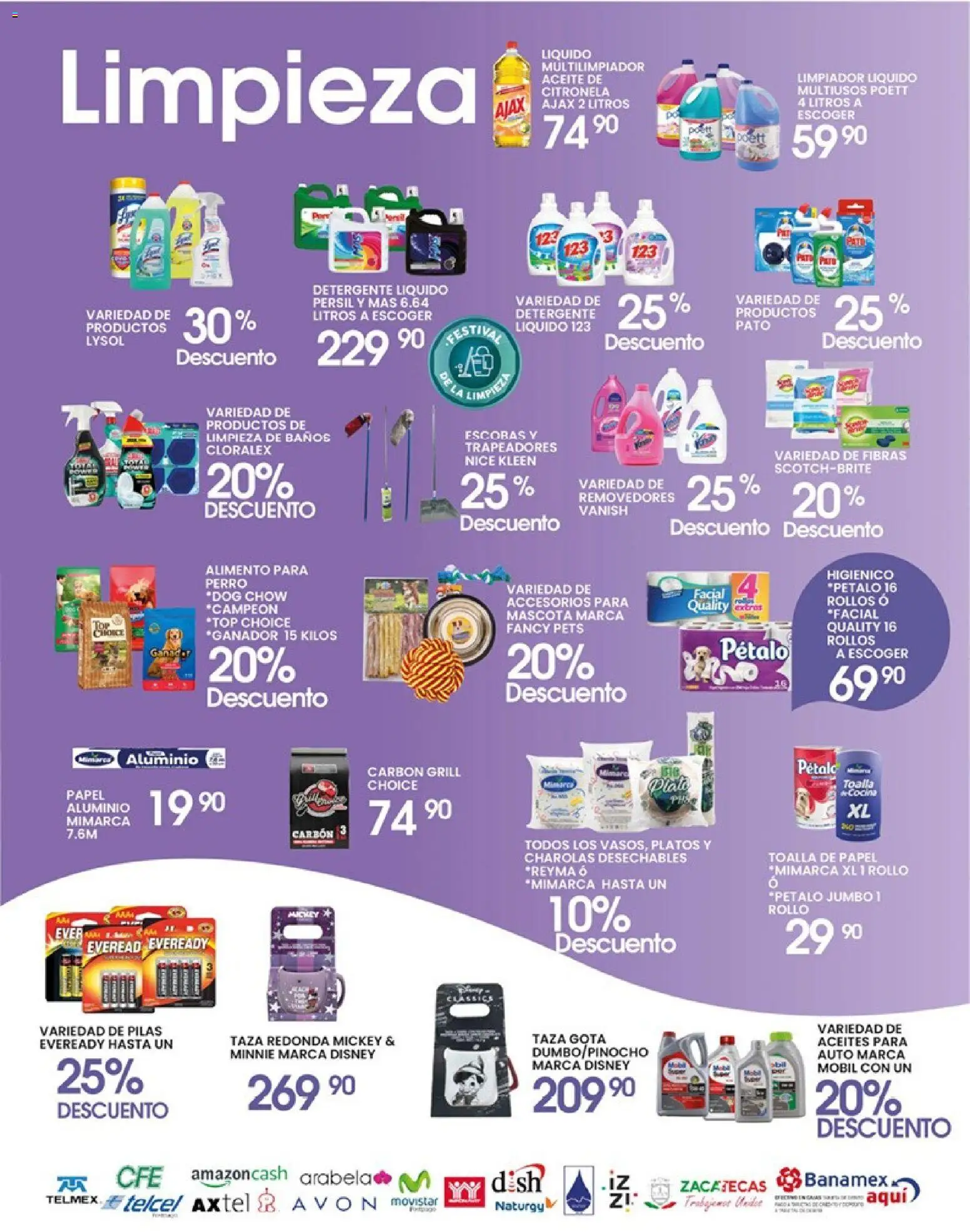 Nuevas ofertas de Alsuper válidas en toda la República Mexicana desde el 24/04/2026. ¡Encuentra las mejores ofertas en Alsuper folleto Calera! | Página: 5 | Productos: Detergente, Taza, Limpiador, Toalla