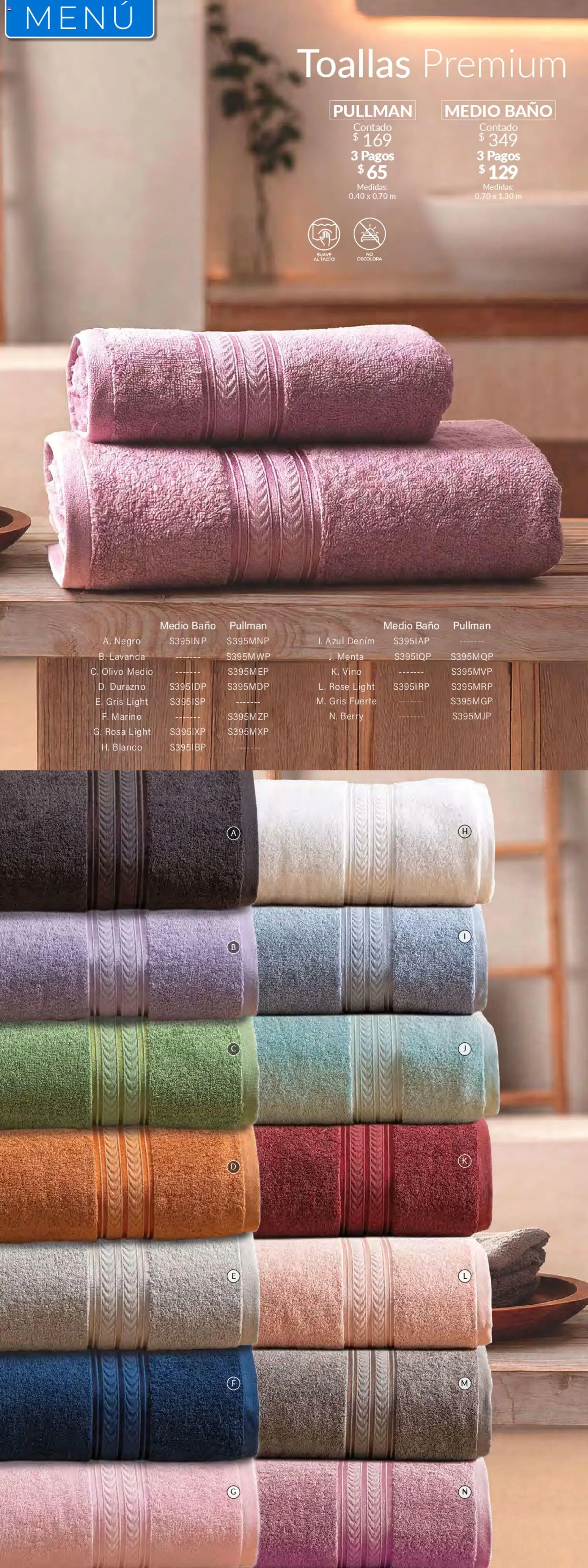 Colchas Concord catálogo Folleto in México