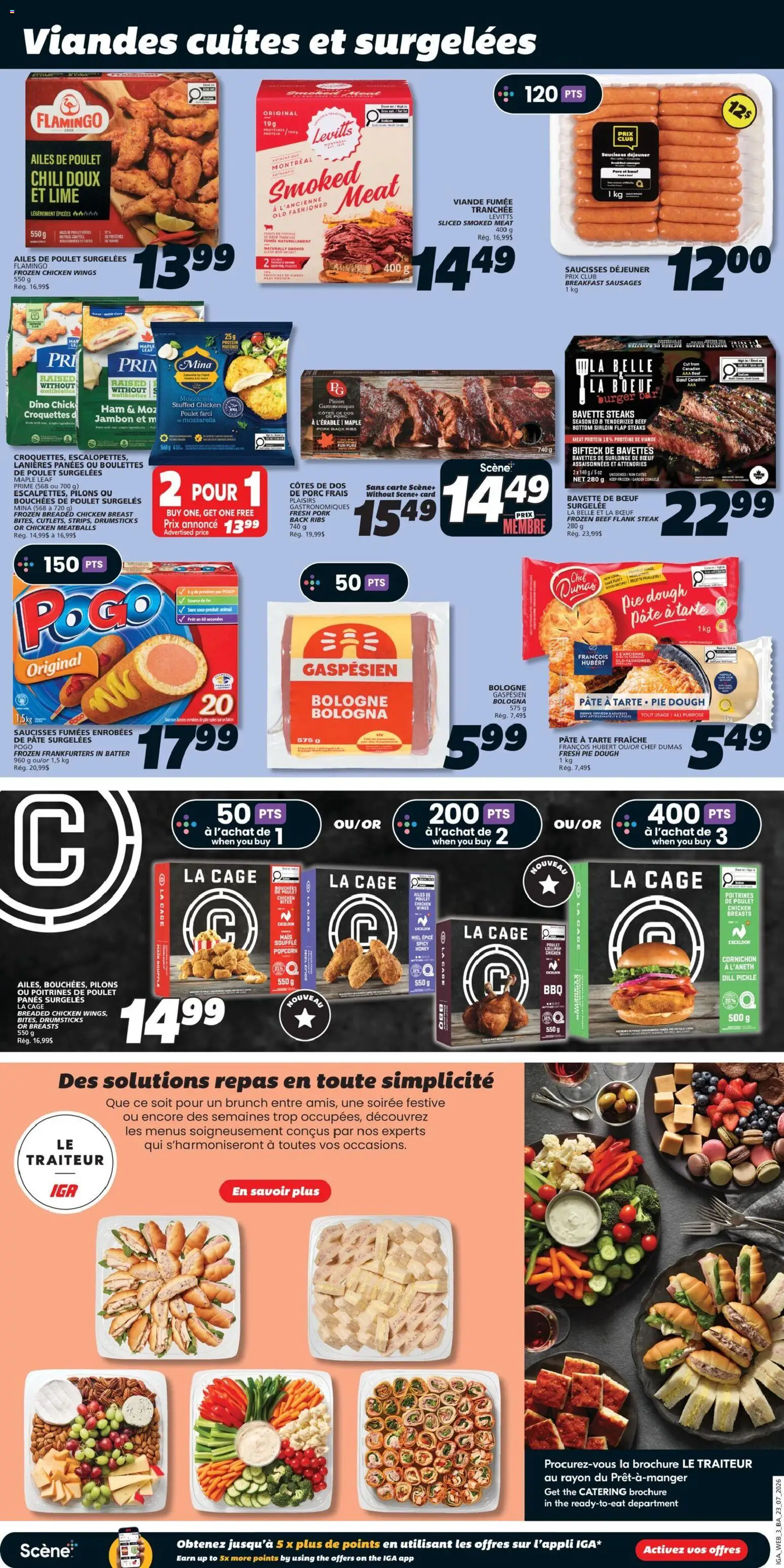 IGA flyer valid from Jul 23, 2026 | Page: 6 | Products: Pâté, Meat, Honey, Protein