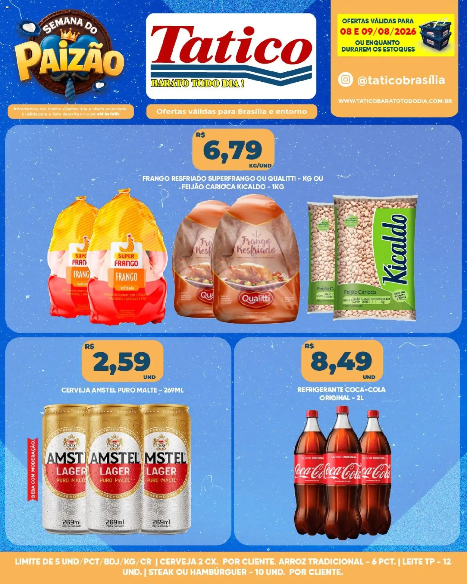 Tatico Folheto - válido de 10/08/2026 | Página: 21 | Produtos: Feijão, Steak, Fígado, Refrigerante