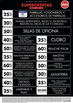 Vista previa Disco - Ofertas | Electro, T. Libre y más válido desde el 12.06.2026 | Página: 4 | Productos: Disco, Pilas, Citronela, Pileta