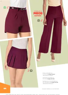 Vista previa de SC Pakar catálogo Ropa, nuevo folleto de la tienda, válido en México a partir del 30.01.2026 | Página: 124 | Productos: Vino, Falda, Short